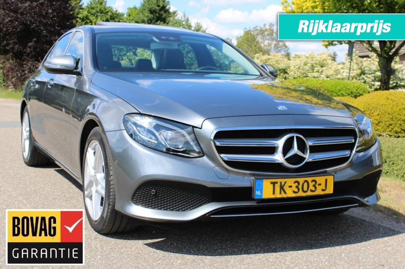 Mercedes-Benz E-klasse 250 211pk Sedan Prestige Plus automaat ECC/cruise/navi/camera/schuifdak 2017 - voorkant