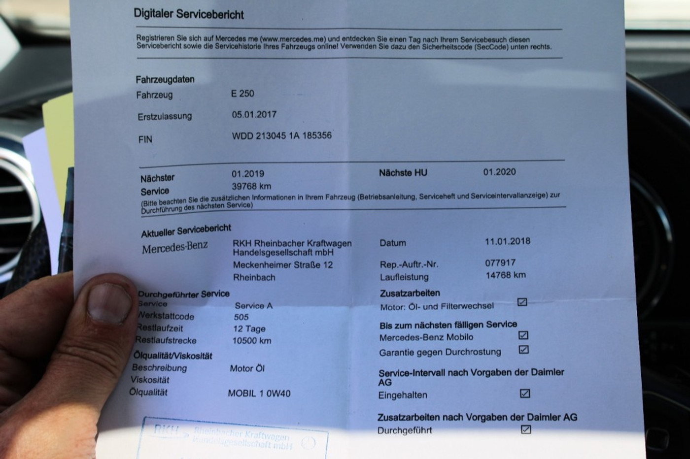 Foto van Mercedes-Benz E-klasse