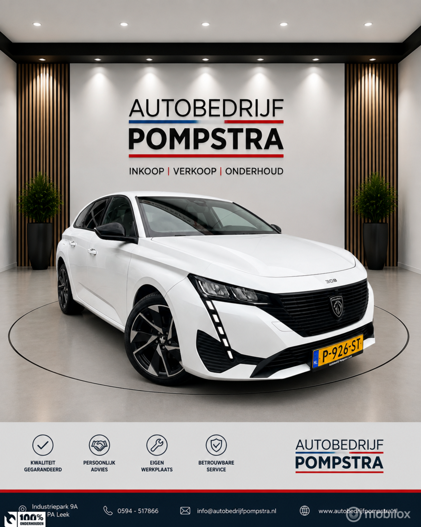 Peugeot 308 SW 1.2 PureTech Active Pack Business NAVI/CLIMA 2022 - voorkant