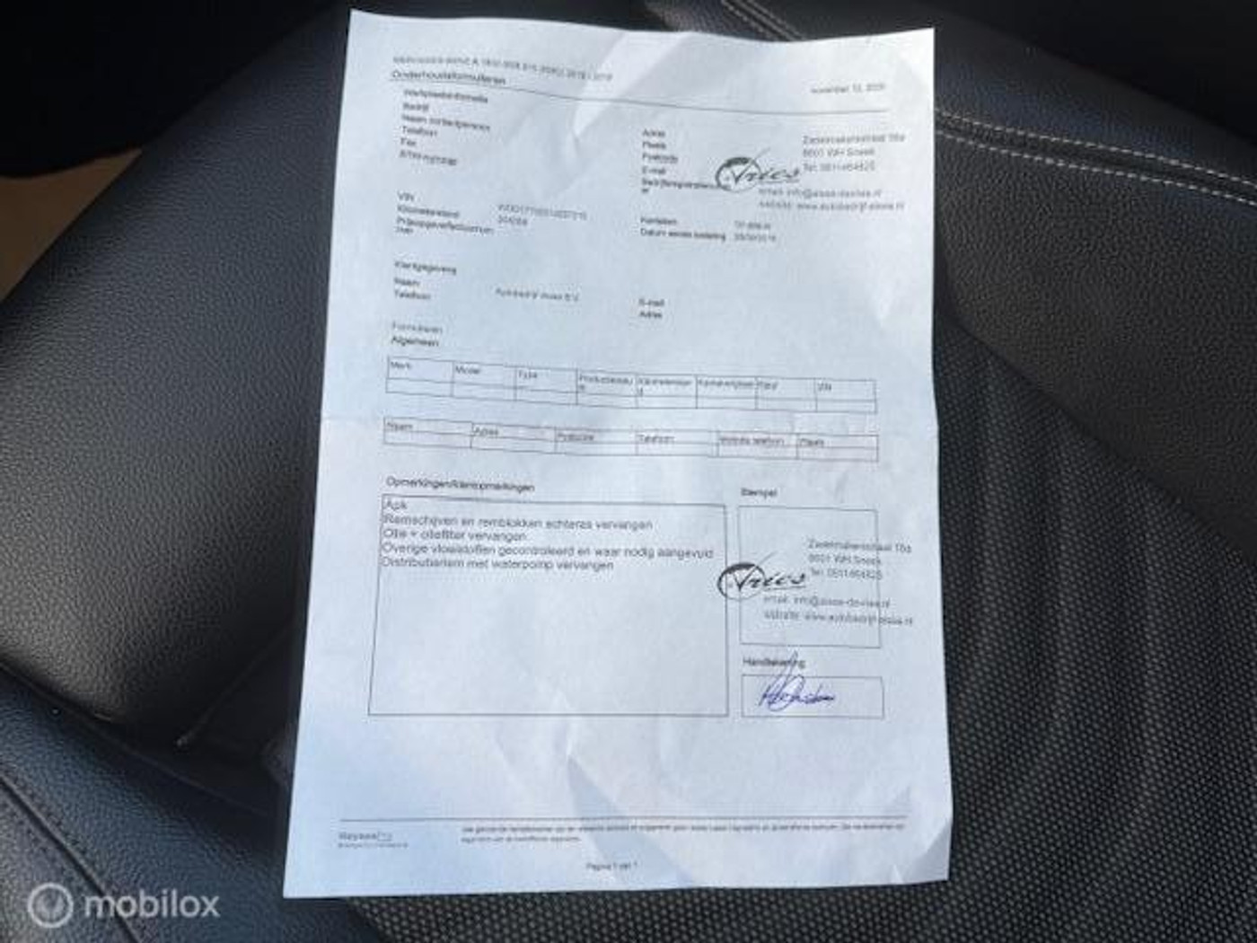 Foto van Mercedes-Benz A 180 D