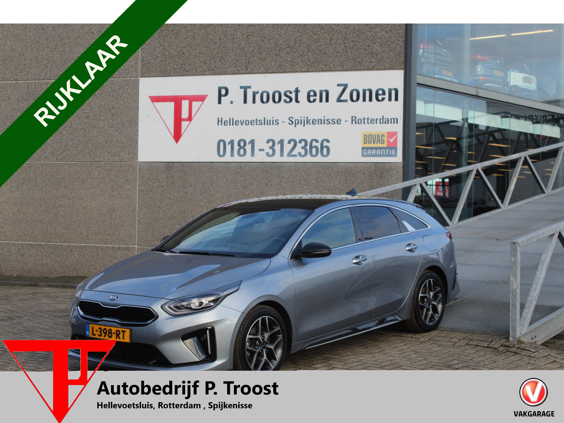 Kia Proceed 1.0 T-GDI GT-Line 1ste Eigenaar/Panoramadak/Virtueel cockpit/Apple carplay/Achteruitrijcamera/Stoel + Stuurverwarming/Keyless/Navigatie/Inklapbare spiegels/Parkeersensoren 2021 - voorkant