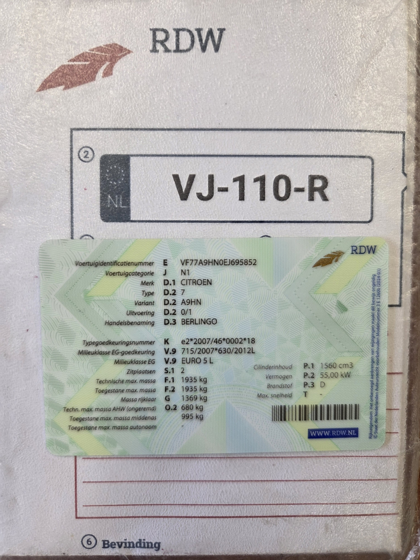 Foto van Citroen Berlingo