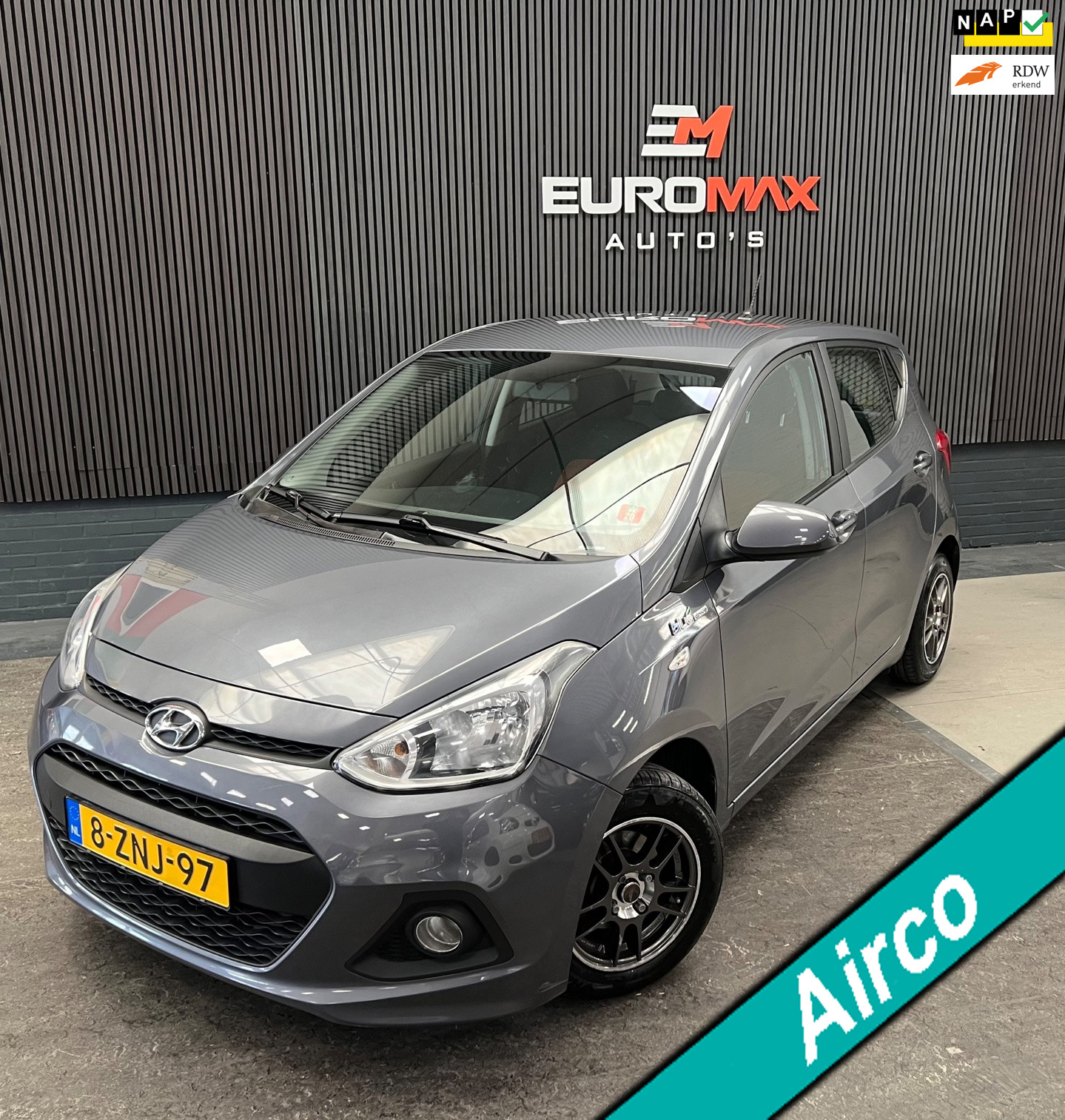 Hyundai I10 1.0i Go! Airco - Nav - NAP - Cruise Cntrl - Bleutooth - Start/Stop - Goed onderhouden auto 2015 - voorkant