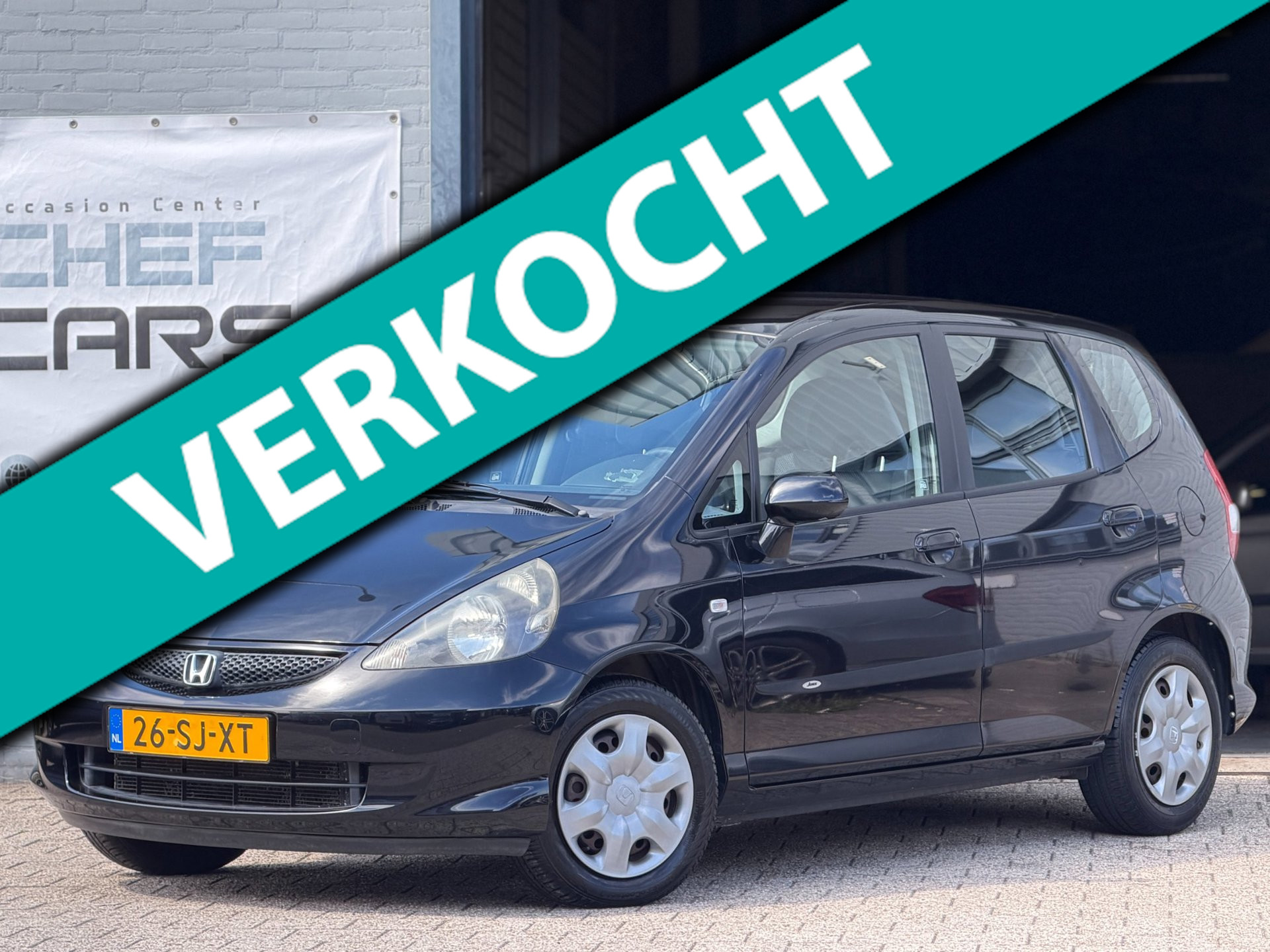 Honda Jazz 1.2|NAP|AIRCO|LAGEKM|BOEKJES|1EIGENAAR|TOPSTAAT! 2006 - voorkant