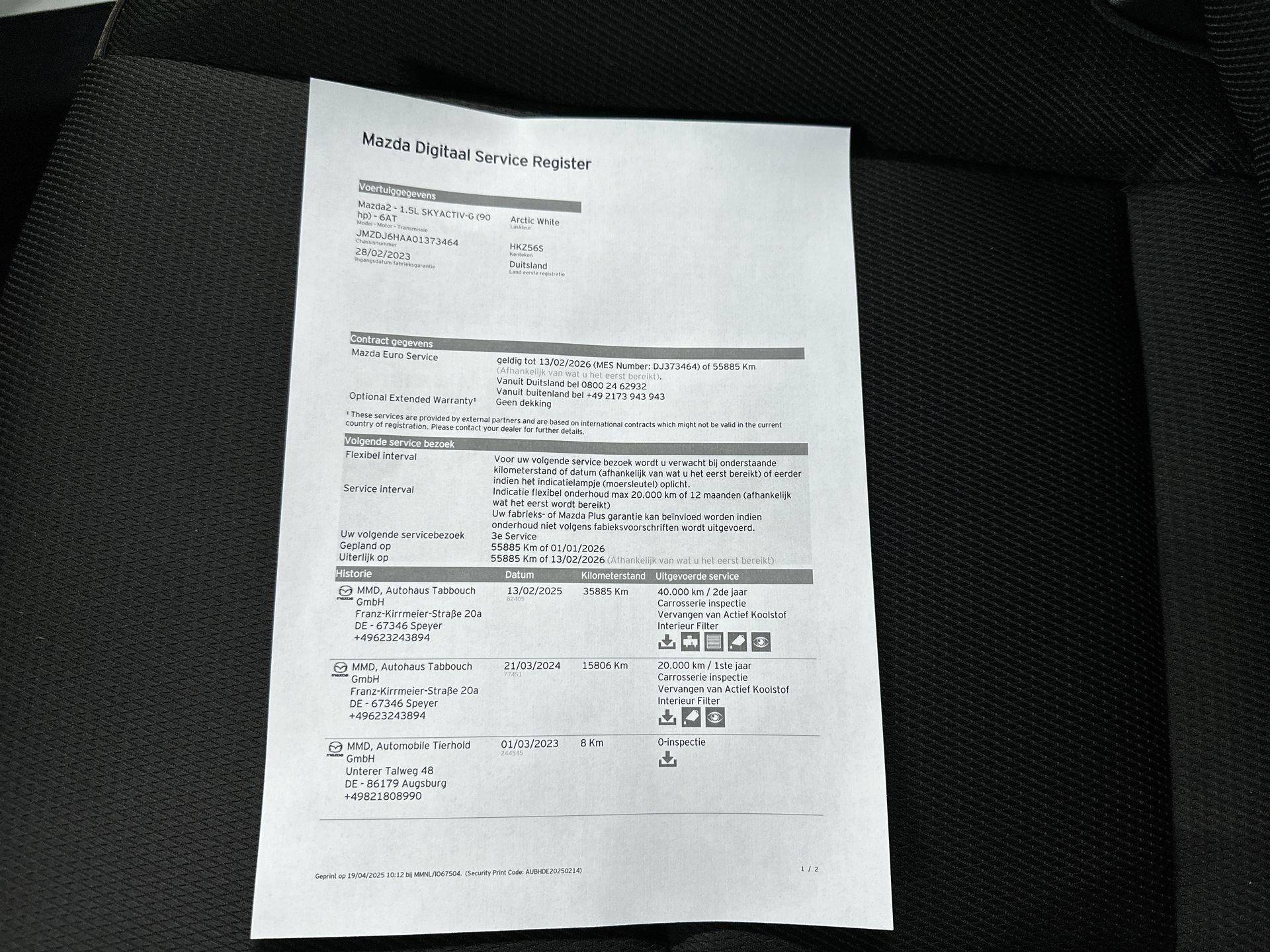 Foto van Mazda Mazda2