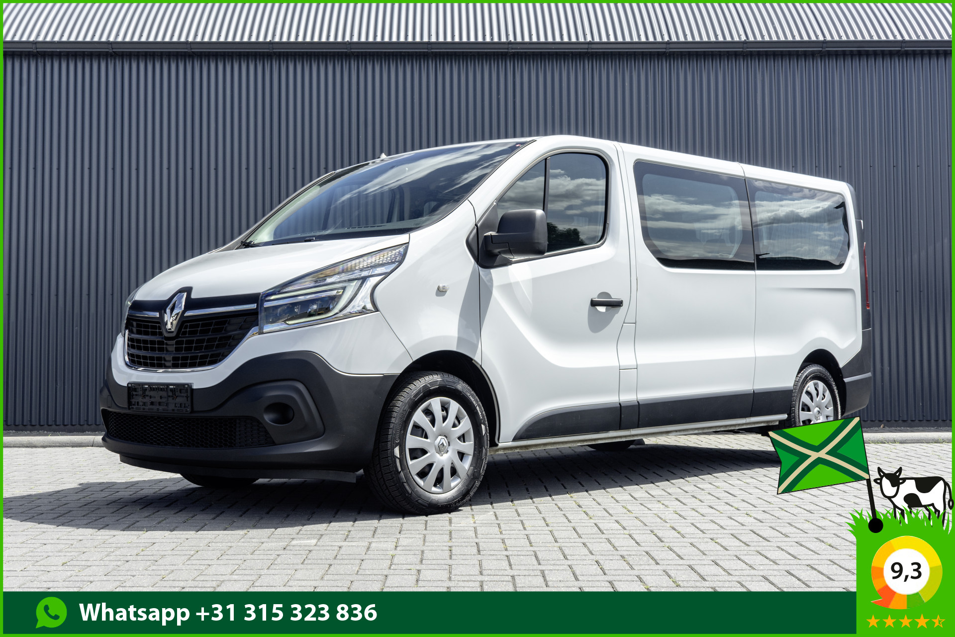Renault Trafic **dCi 95 T29 L2H1 | INCL BTW & BPM | 9-P | Navi | LED | Cruise | Airco | Euro 6** 2020 - voorkant