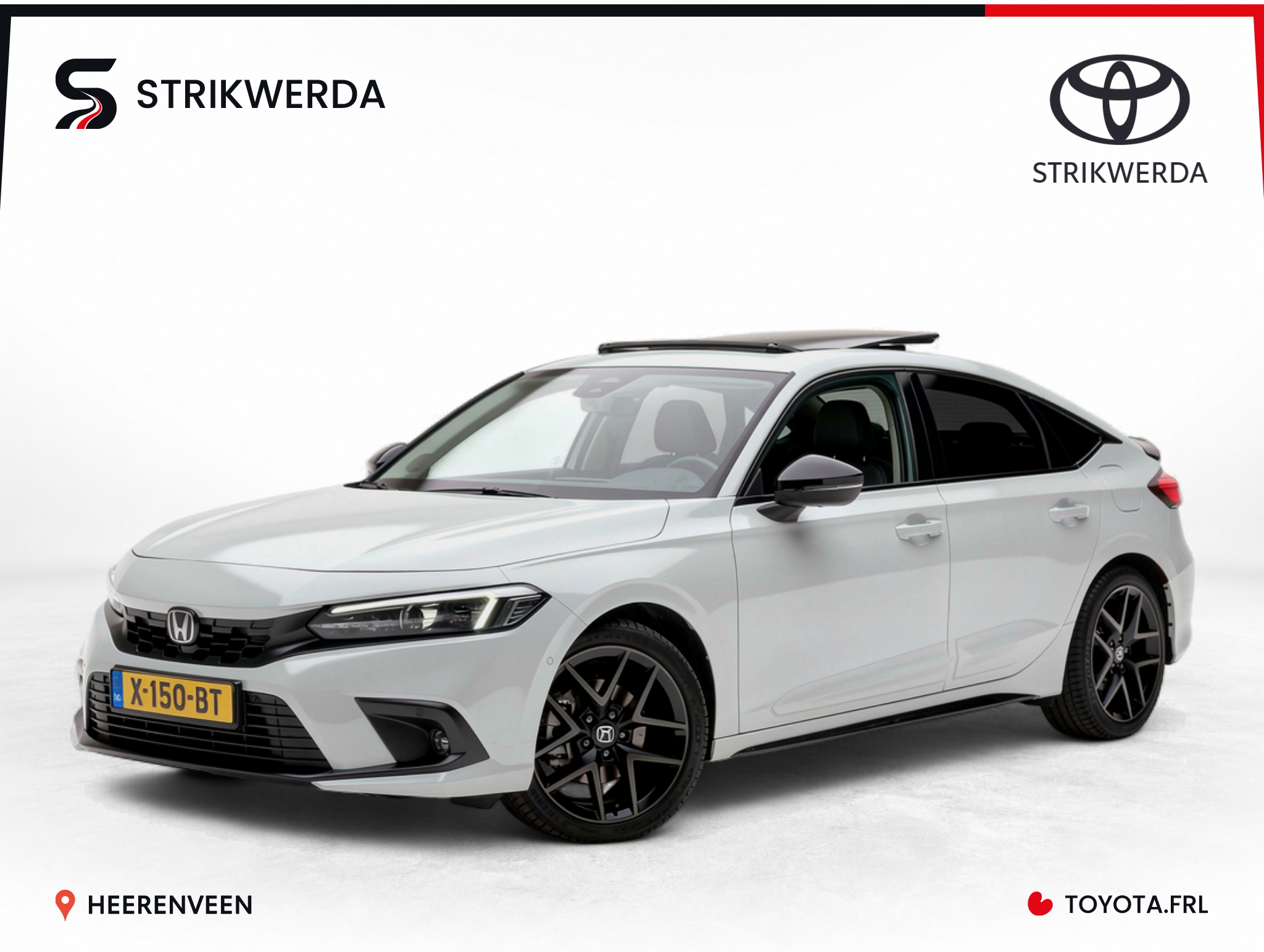 Honda Civic 2.0 e:HEV Advance 2023 - voorkant