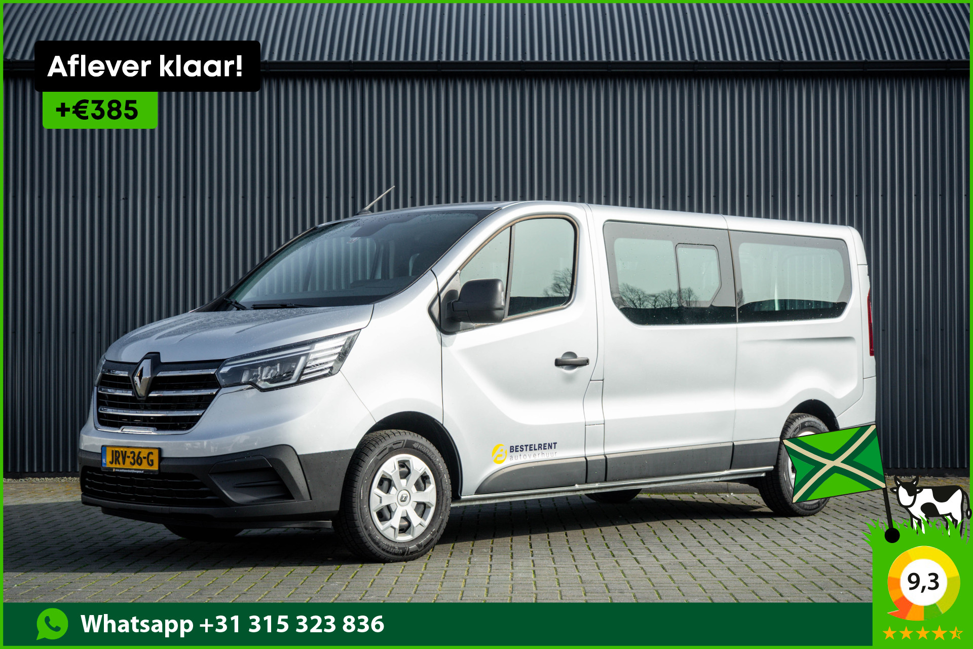 Renault Trafic **L2H1 | 150 PK | LED | 9-Zits | Cruise | Navi | Airco** 2024 - voorkant