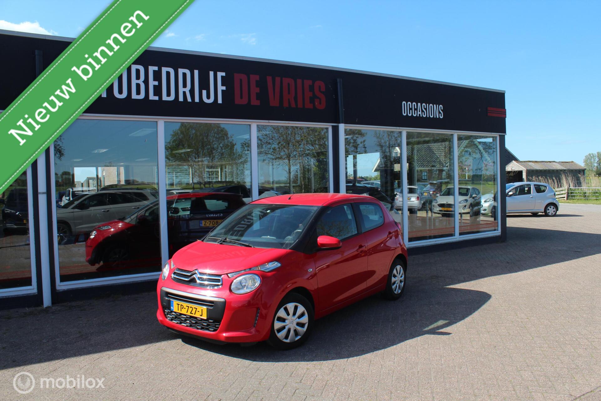 Citroen C1 1.0 VTi Shine Airco/Leder-stuur/Led/5deurs/NAP 2018 - voorkant