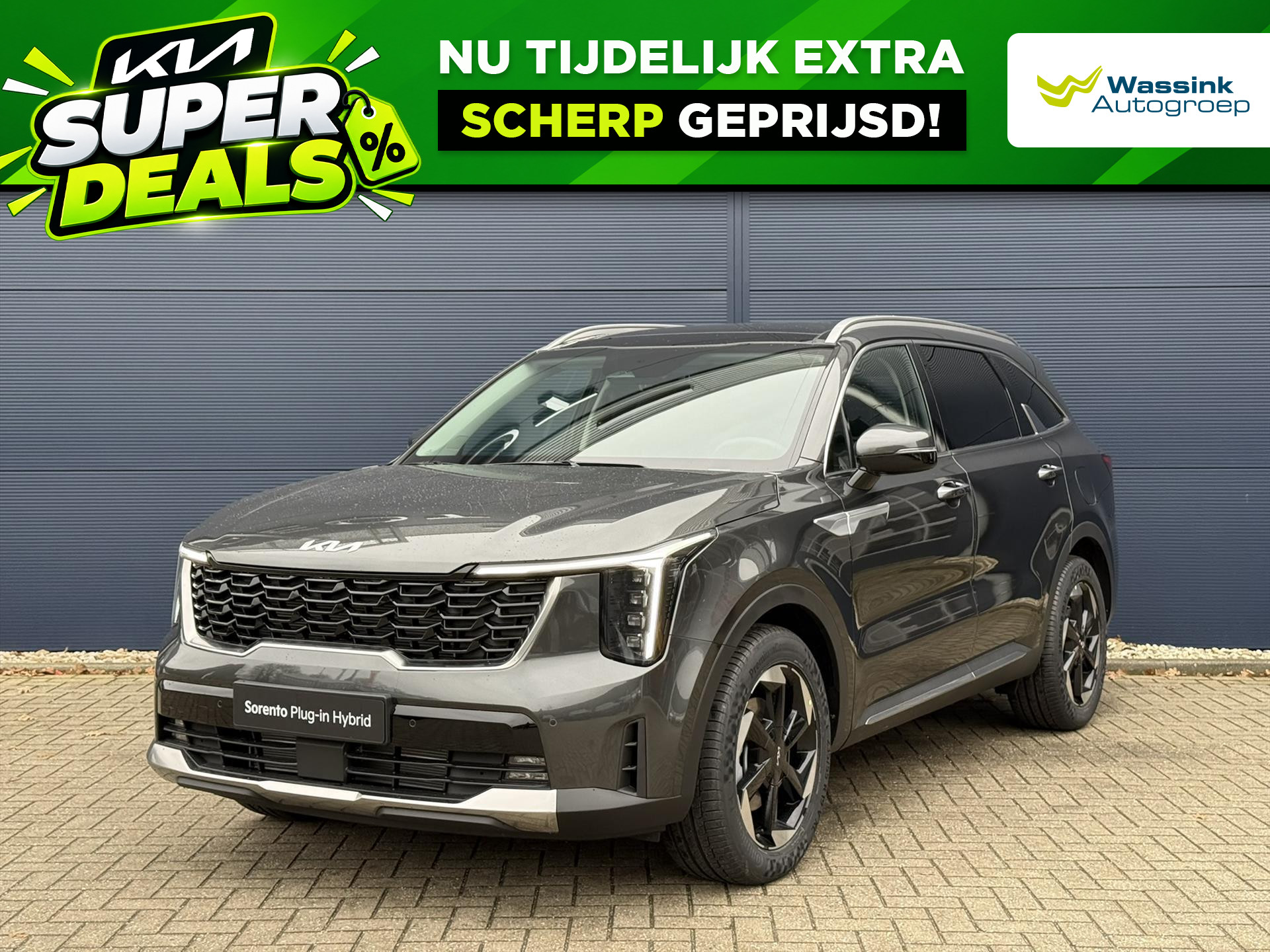 Kia Sorento 1.6 T-GDi 253pk Plug-in Hybrid Aut AWD 2026 - voorkant