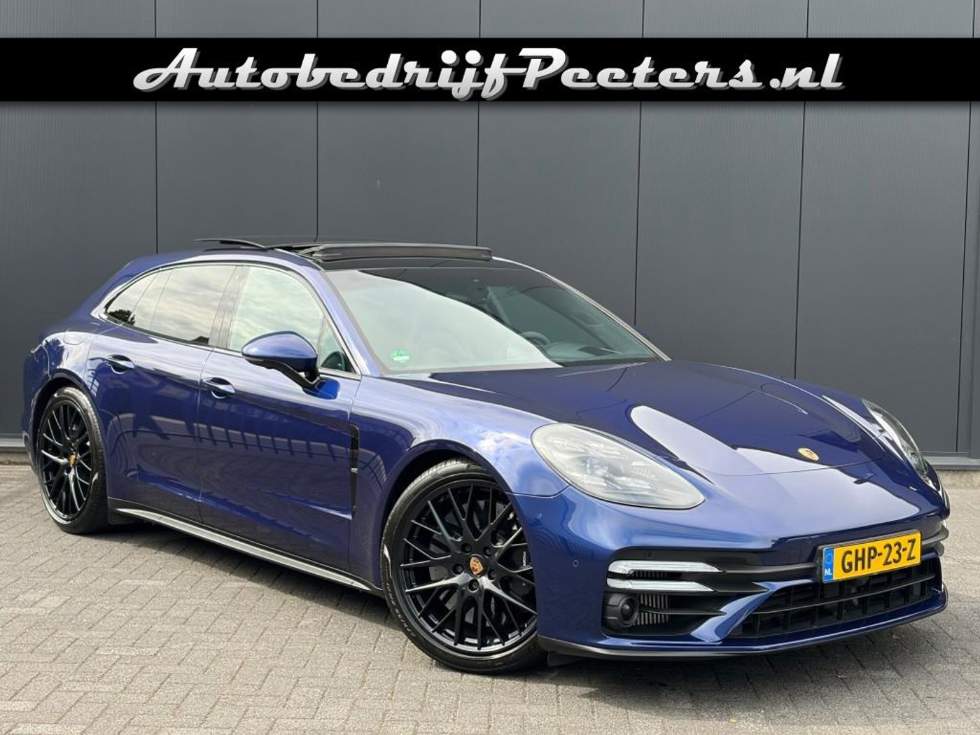 Porsche Panamera Turbo S E-hybrid 4.0 Turbo S 700pk Pano Burmester Keramisch ACC Matrix HUD Sportuitlaat 2021 - voorkant