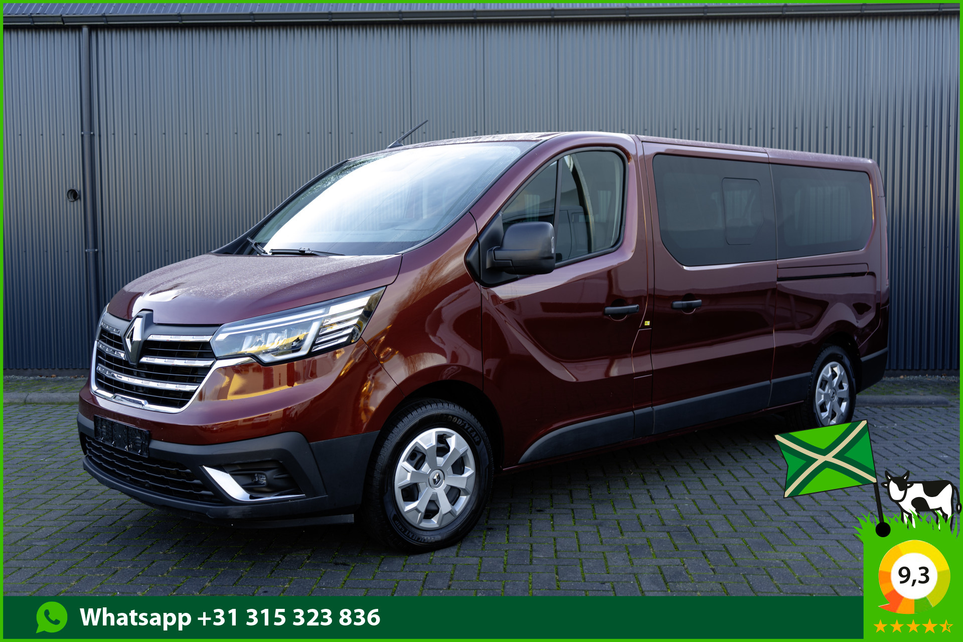 Renault Trafic Renault Trafic Blue dCi 150PK | L2H1 | 9-Zits | EX BTW/BPM | LED | Camera | Navi | Zijschuifdeur R+L | Cruise | Airco | PDC | Euro 6 2024 - voorkant