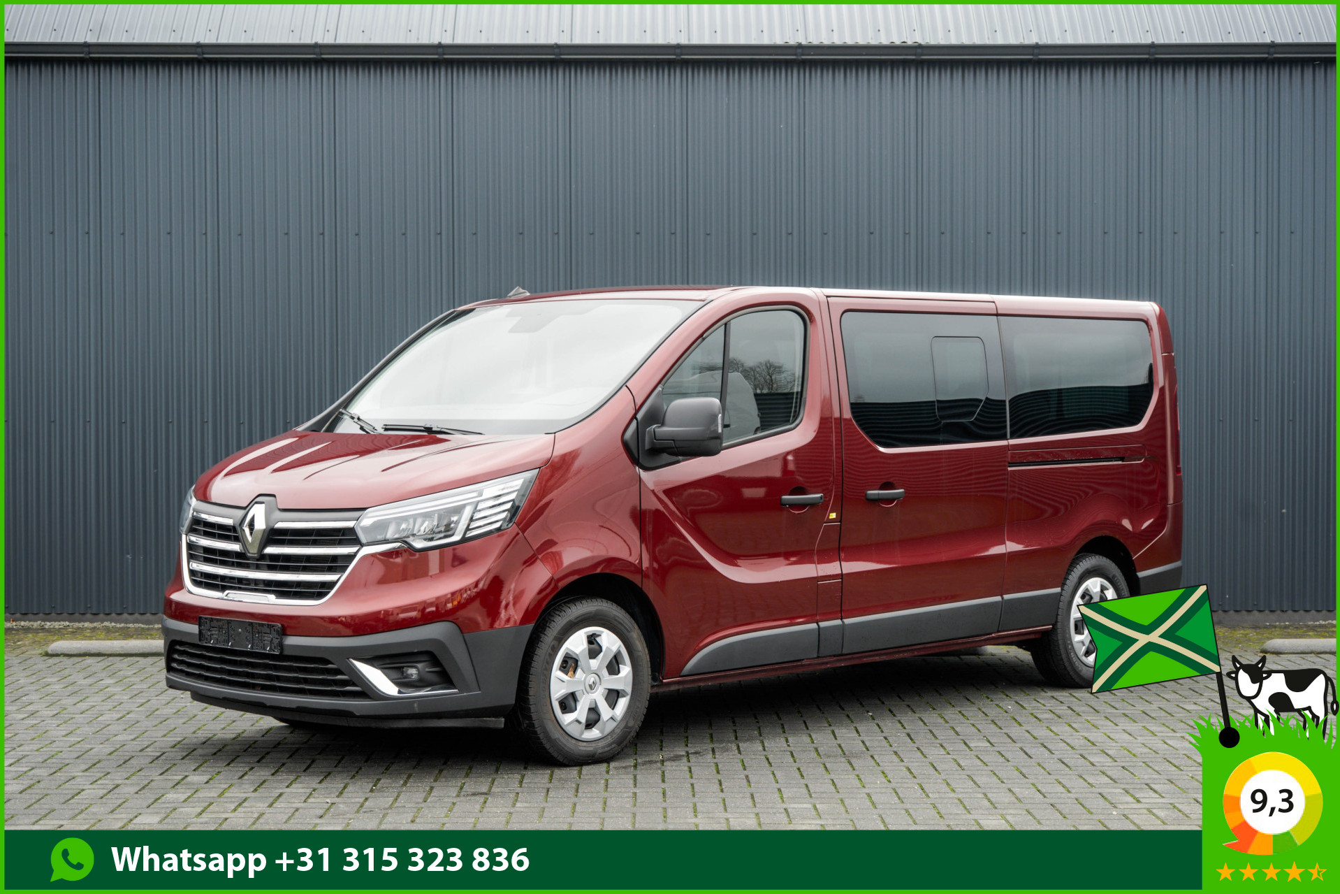 Renault Trafic Blue dCi 150PK | L2H1 | 9-Zits | Incl. BTW/BPM | LED   LED | Camera | Navi | Zijschuifdeur R+L | Cruise | Airco | PDC 2024 - voorkant