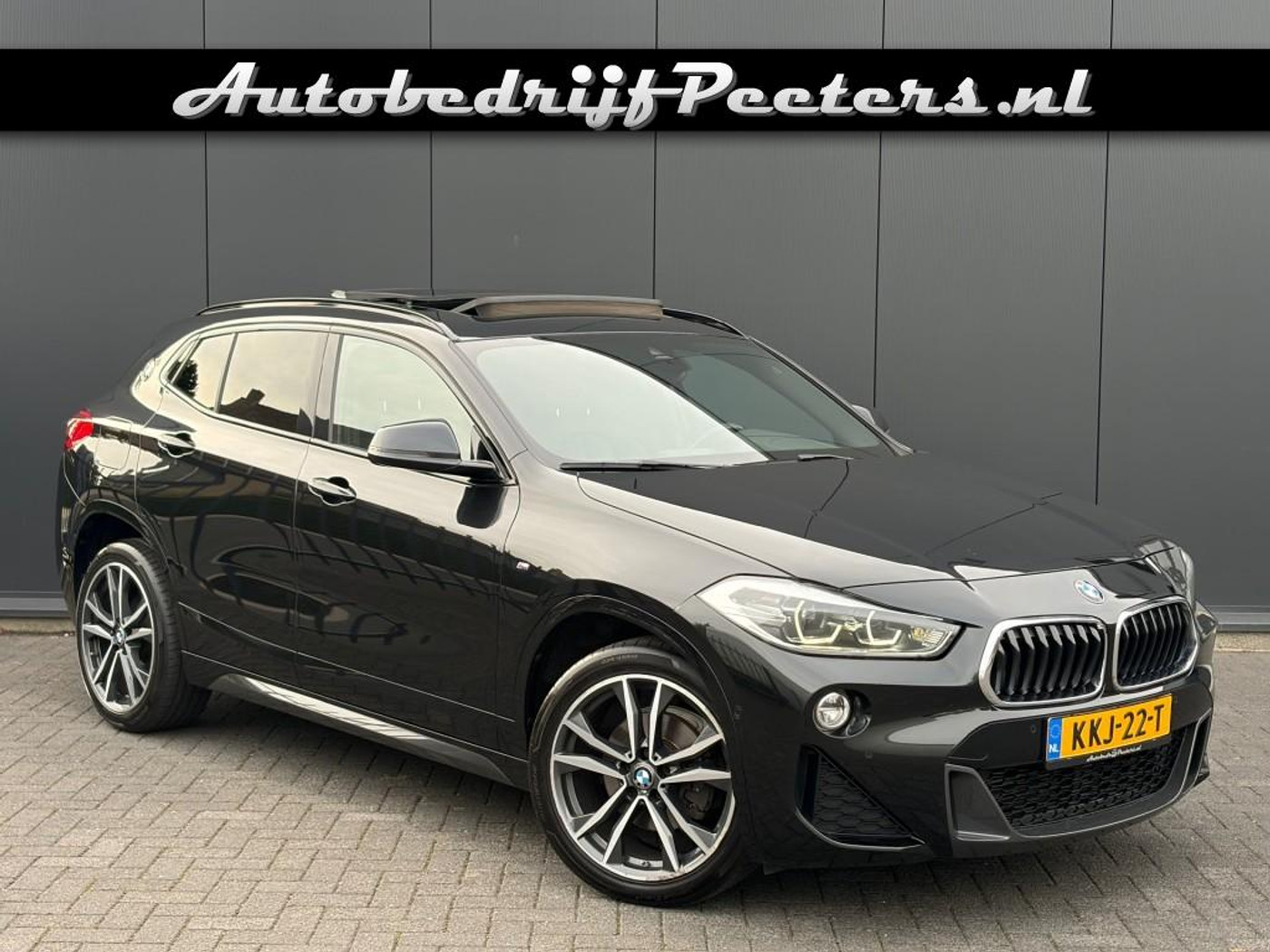 BMW X2 Sdrive18i sDrive18i M Sport Aut. Pano Leder LED Camera Sfeerlicht 2019 - voorkant