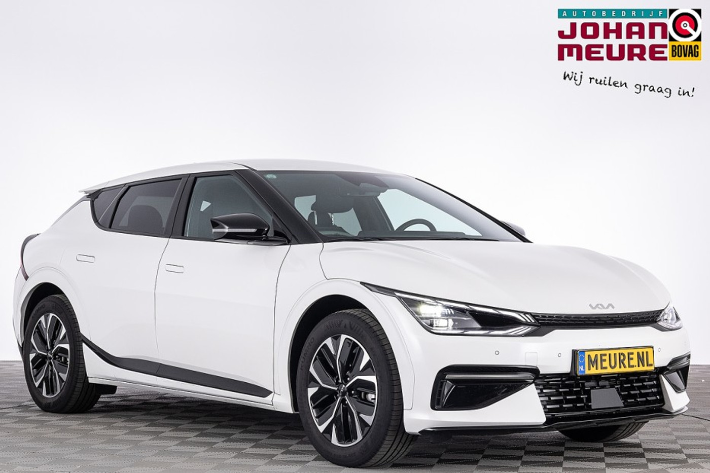 Kia Ev6 GT-Line 77.4 kWh | EL. Stoelen | Meridian Audio | Full LED | NAVI | ECC | VELGEN | SOH: 100% | . 2025 - voorkant