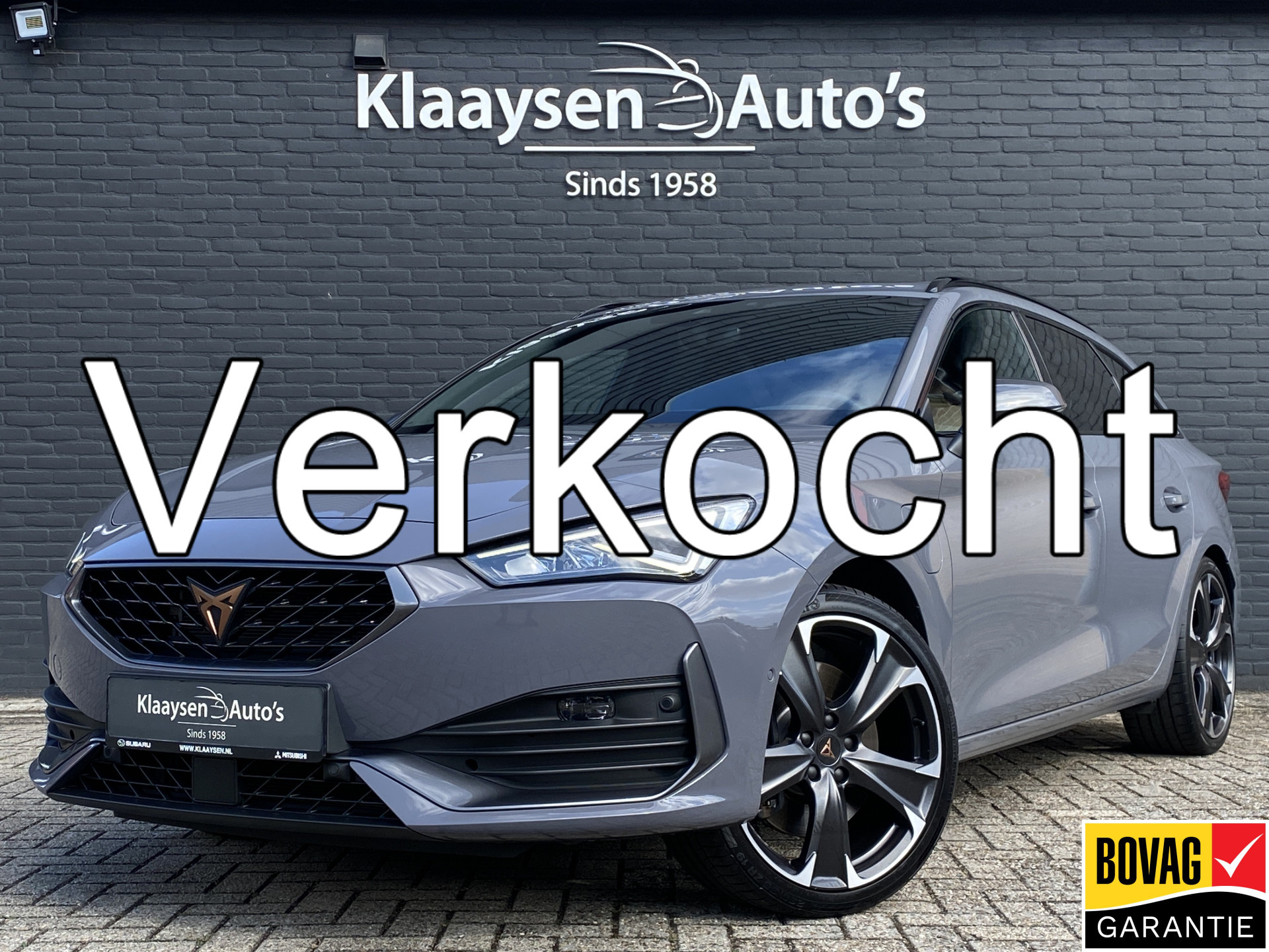 Cupra Leon Sportstourer 1.4 e-Hybrid VZ Performance 245 pk | 1e eigenaar | dealer onderh. | panoramadak | elektr. a. klep | kuipstoelen 2024 - voorkant