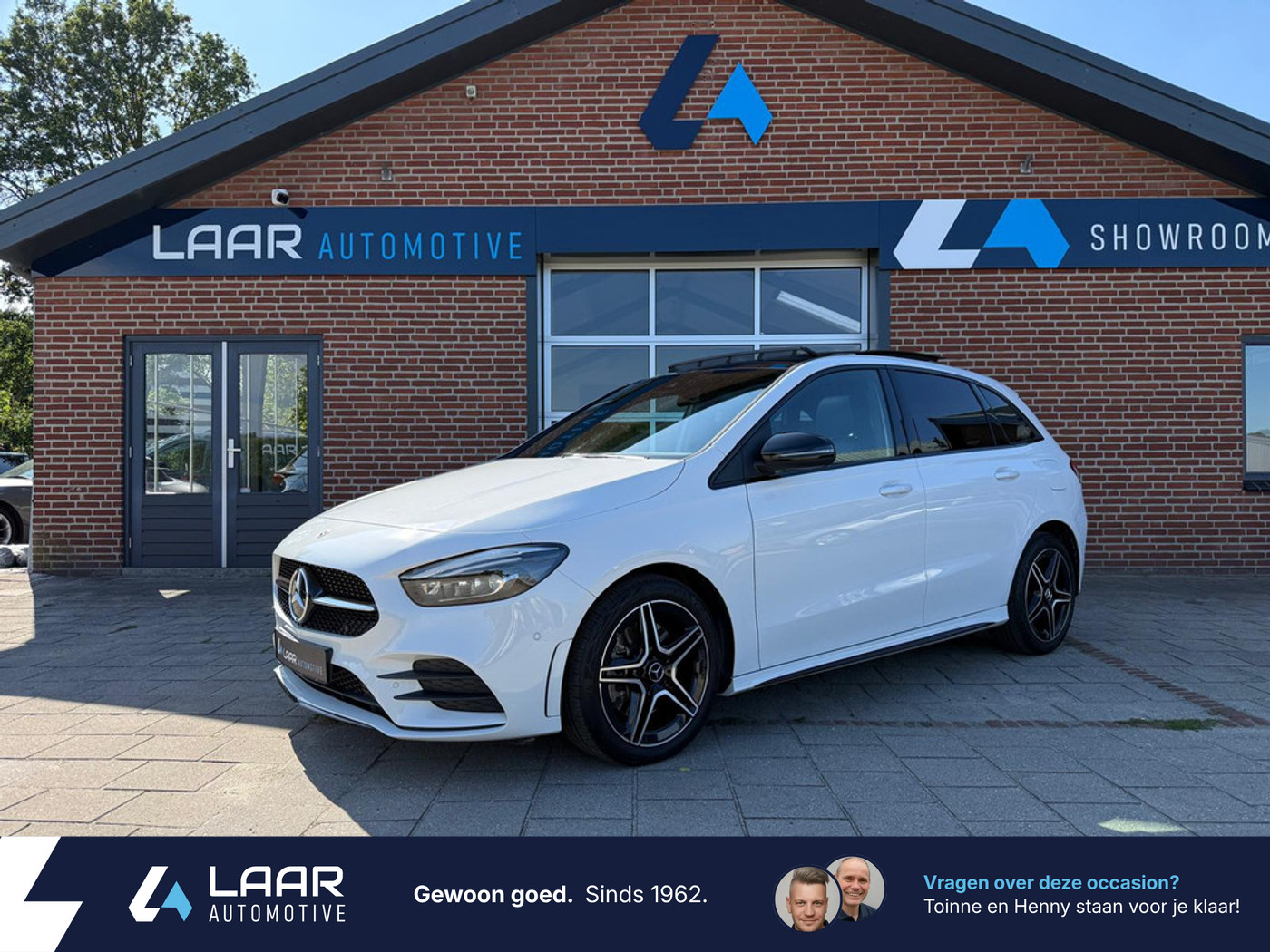 Mercedes-Benz B 250 E 250 e AMG Line Edition NIGHT Navi | Camera | Panorama | Sfeerverl. | Elek. Trekhaak 2021 - voorkant
