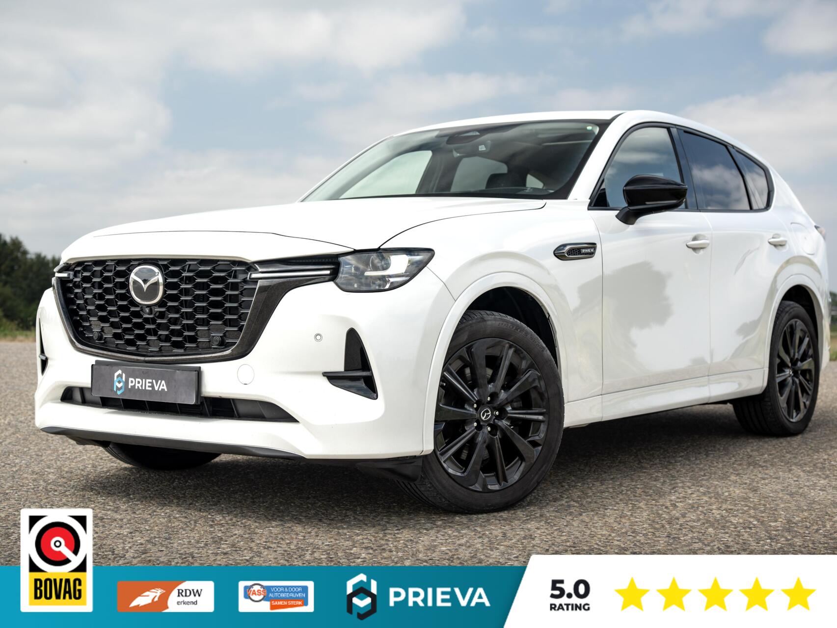 Mazda Mazda Cx-60 2.5 e-SkyActiv PHEV Homura AWD | Comfort Pack | BOSE | HUD| Pano | 360° | Trekhaak 2023 - voorkant