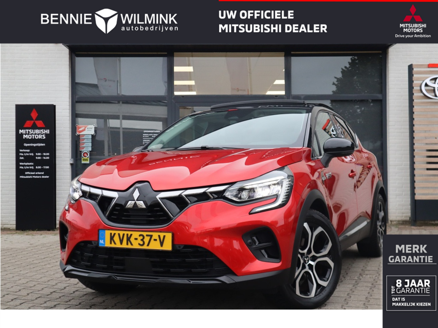 Mitsubishi Asx 1.6 HEV Instyle | Panoramadak | Leder | All Seasons 2023 - voorkant