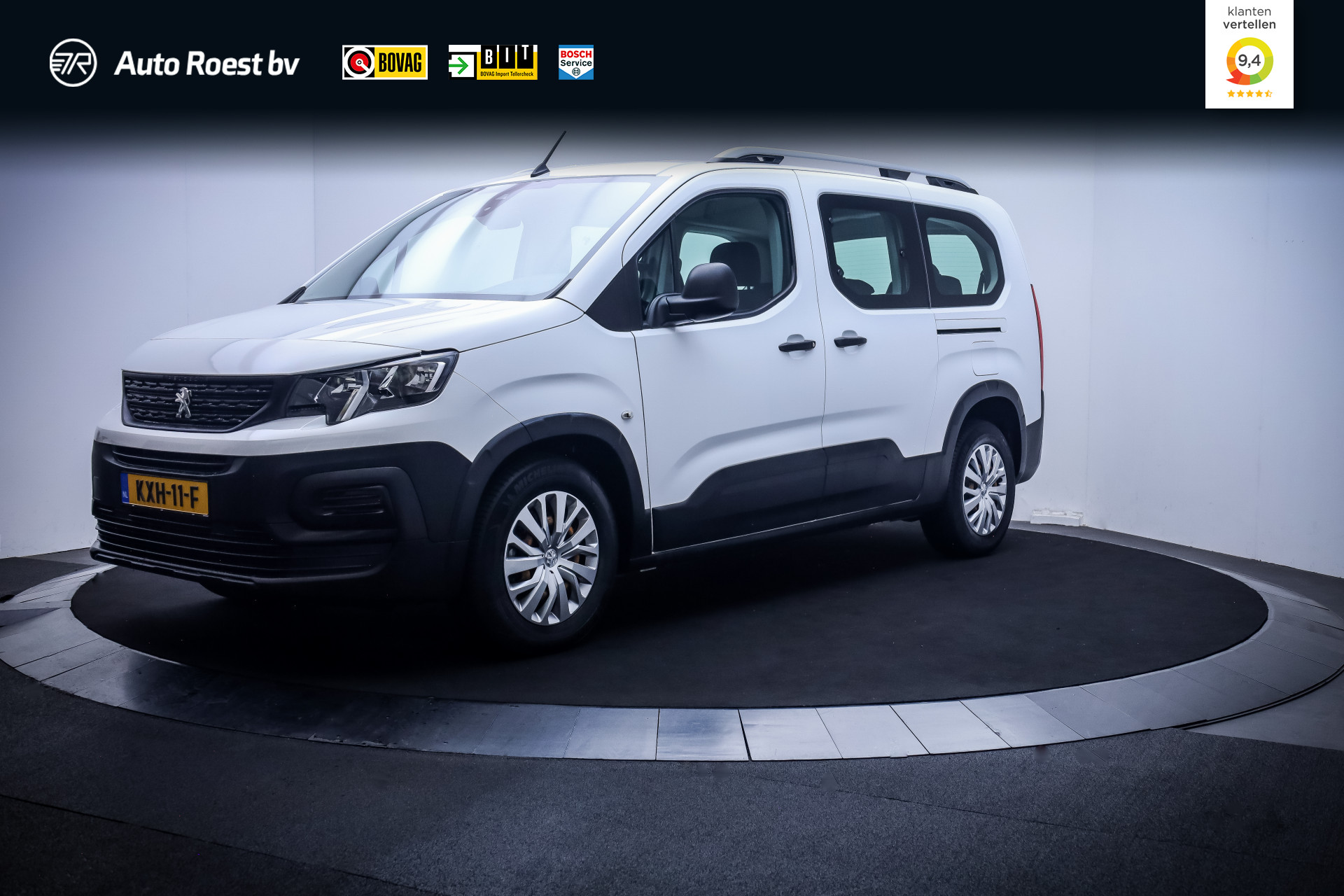 Peugeot Rifter Long 1.2T 7 Pers. 2019 - voorkant