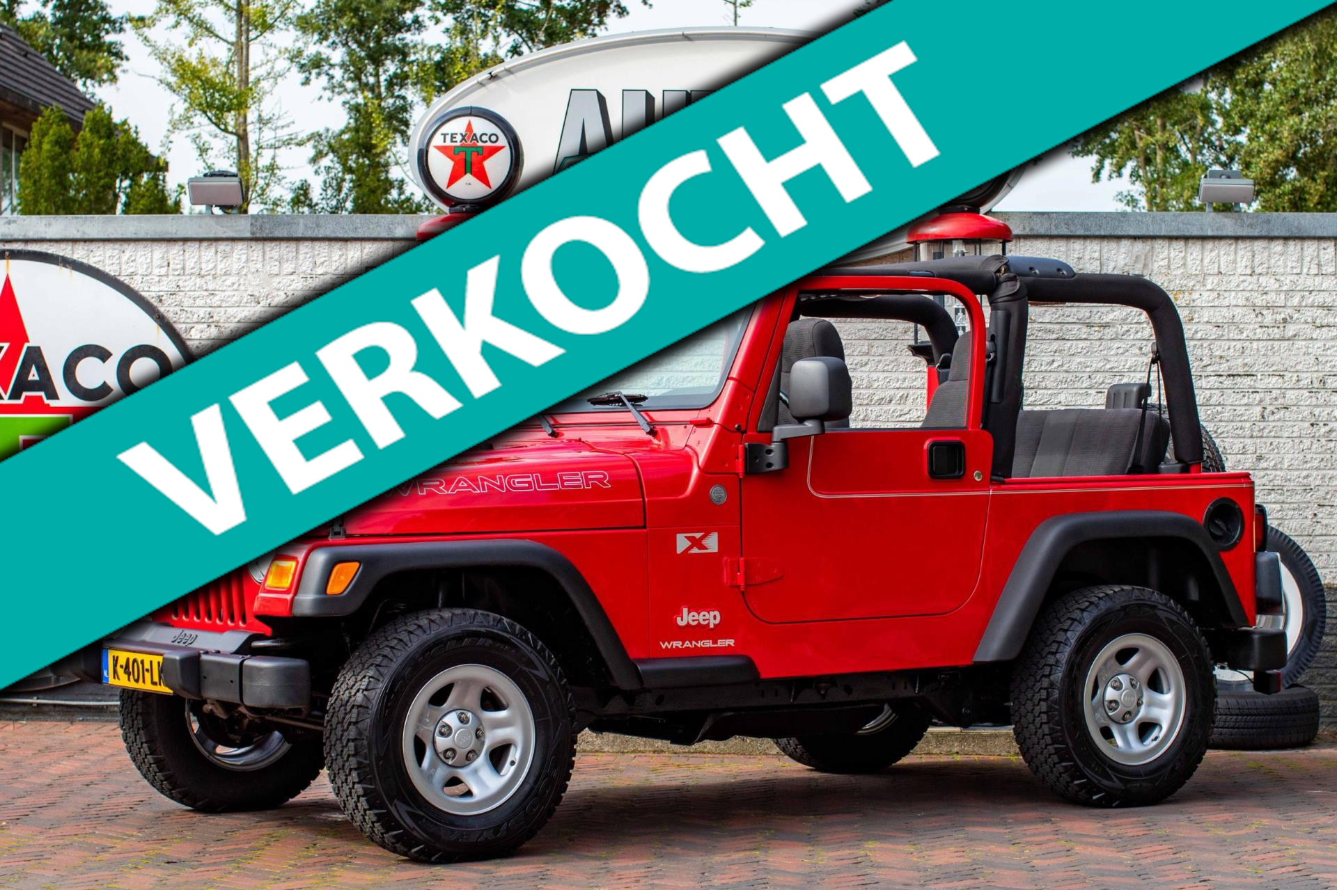 Jeep Wrangler 4.0i 6-cill TJ Youngtimer One Of A Kind! 2004 - voorkant