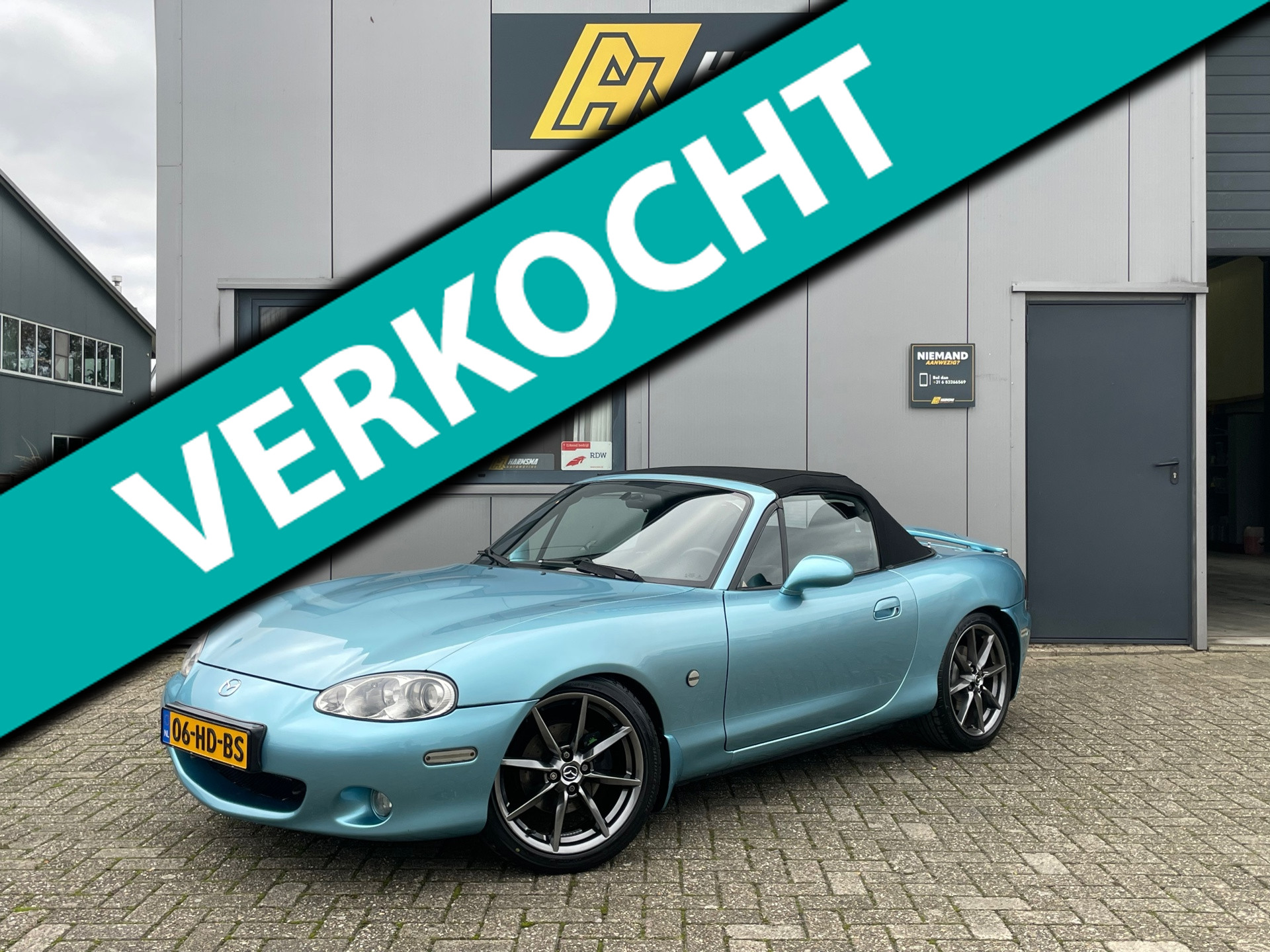 Mazda Mazda Mx-5 1.8 SVT Turbo I Roestvrij I Orig. NL I Volledige Historie I Nieuw dak I 2001 - voorkant