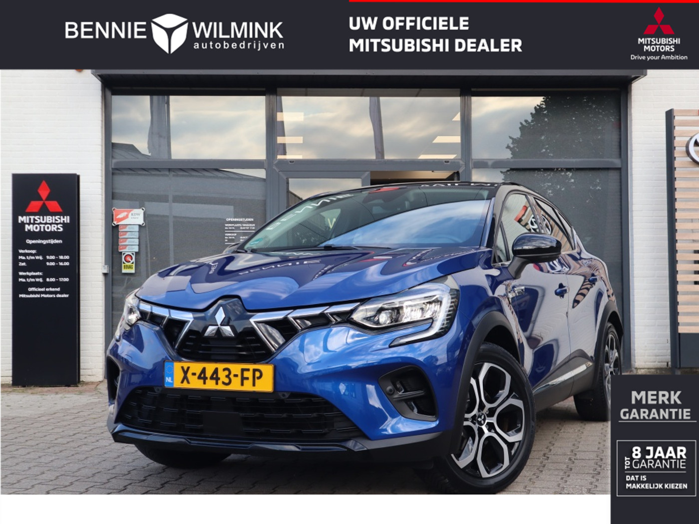 Mitsubishi Asx 1.6 HEV Instyle | Pano dak | Trekhaak | Leder | All Seasons 2023 - voorkant
