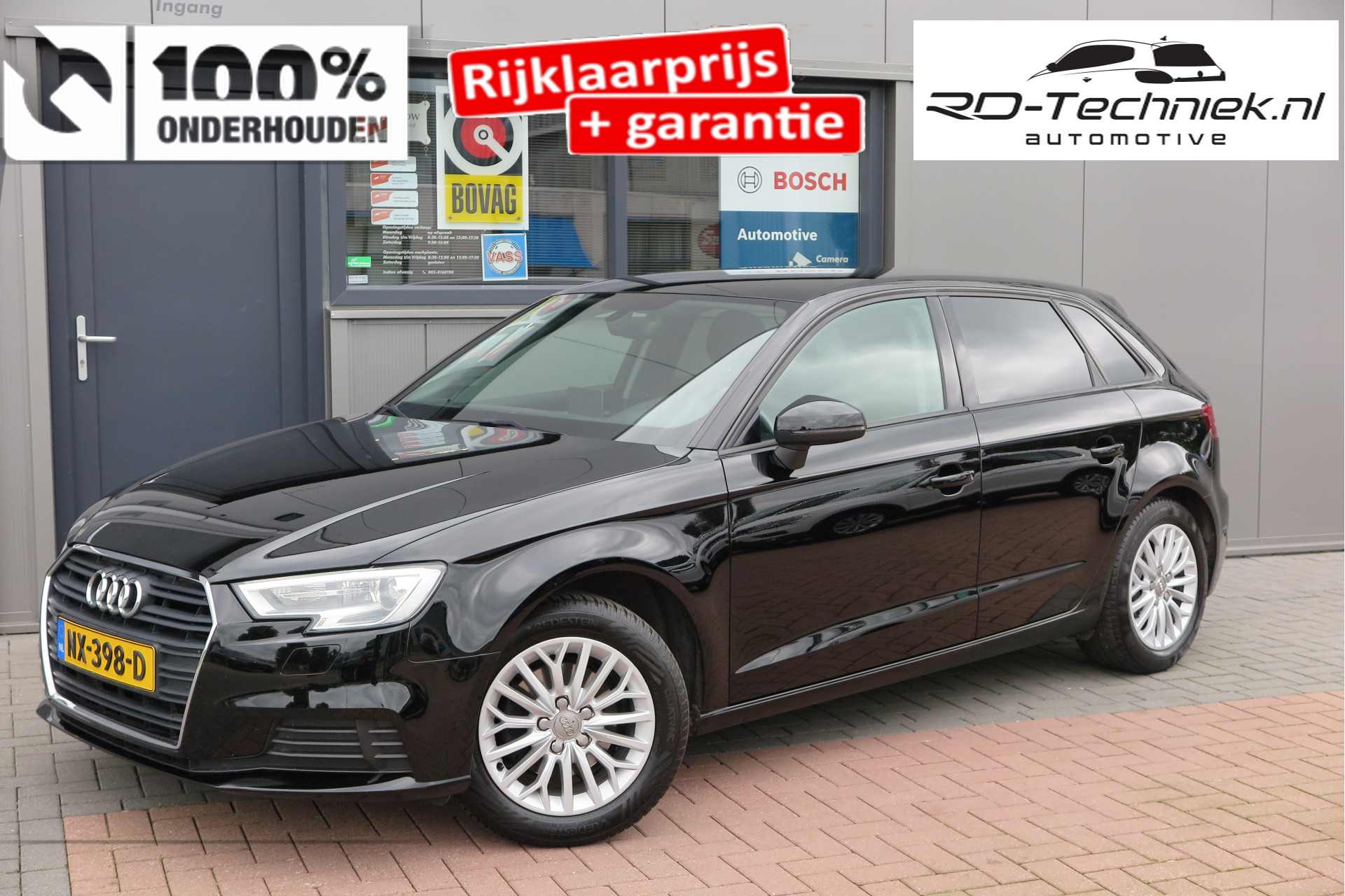 Audi A3 Sportback 1.4 TFSI CoD 110kw 150PK S-tronic 2017 - voorkant