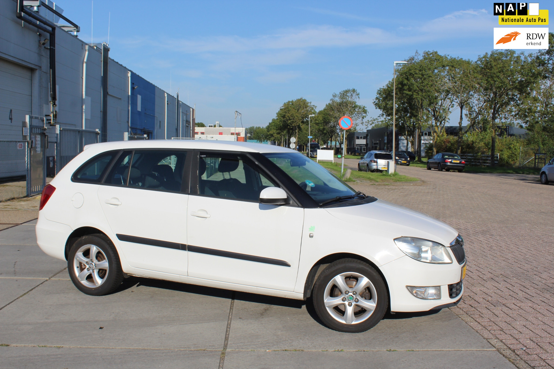 Skoda Fabia 1.2 TDI Greenline airco distr rec  trekhaak nette uitvoering 2012 - voorkant