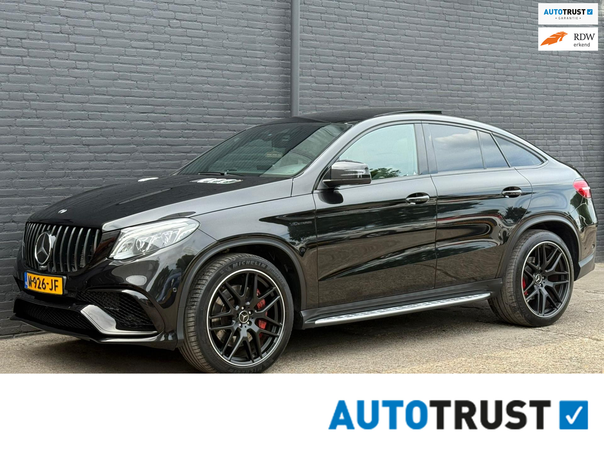 Mercedes-Benz Gle-klasse Coupé AMG 63 S 4MATIC CARBON| CAMERA | NAVI | LEDER | TREKHAAK | STOELVERWARMING | CRUISE | NWE APK 2018 - voorkant