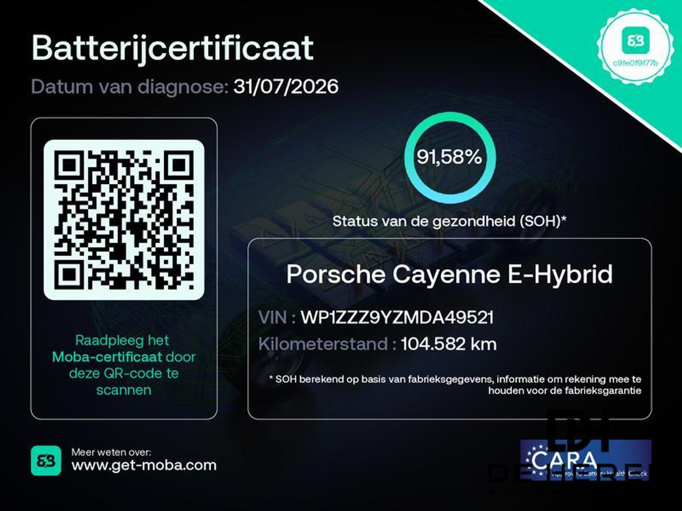 Foto van Porsche Cayenne E-hybrid
