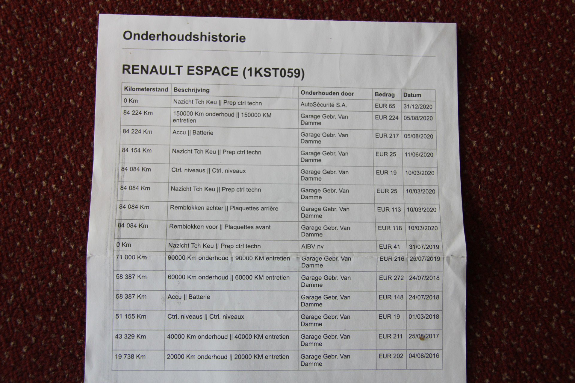 Foto van Renault Espace