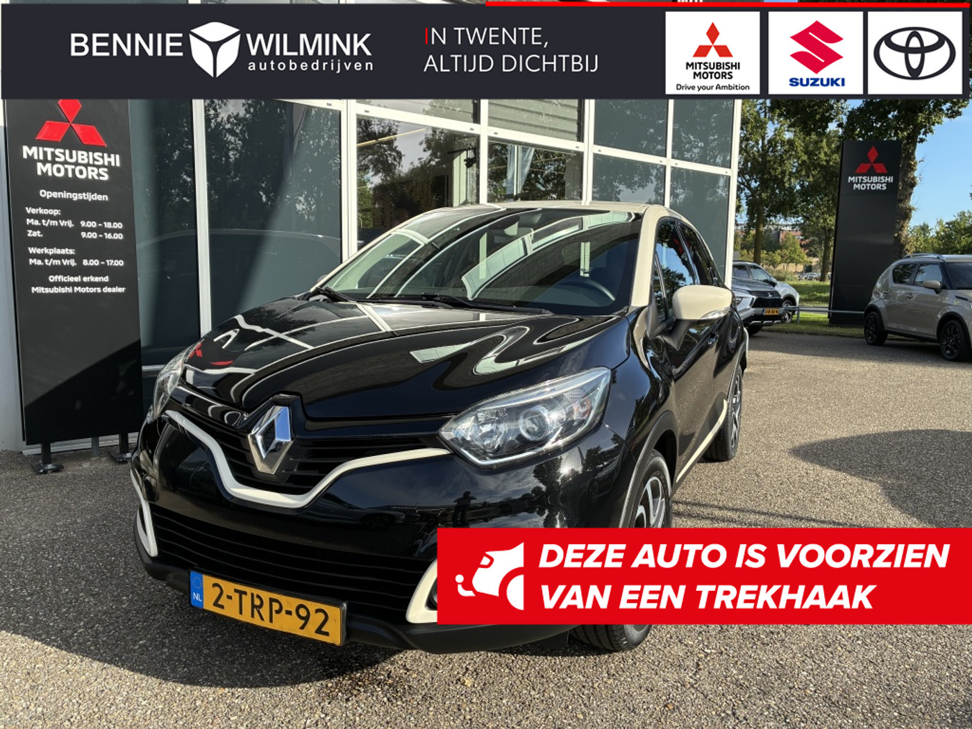 Renault Captur 0.9 TCe Dynamique | Trekhaak 2014 - voorkant