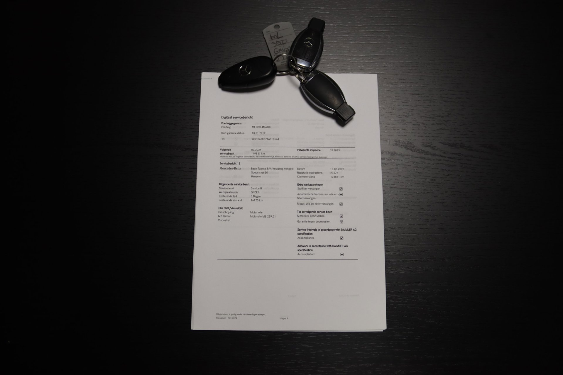 Foto van Mercedes-Benz ML 350 4Matic