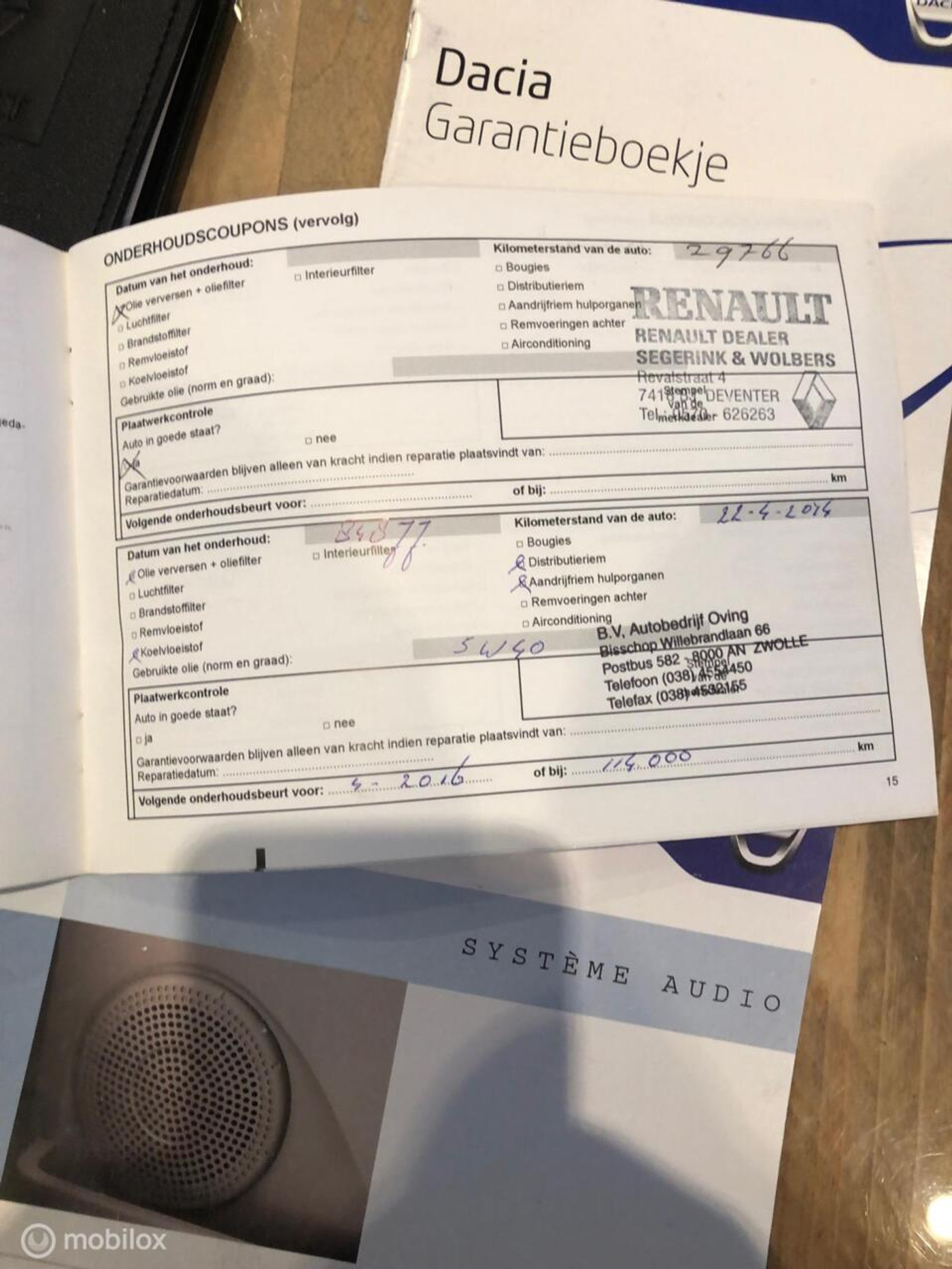 Foto van Dacia Sandero