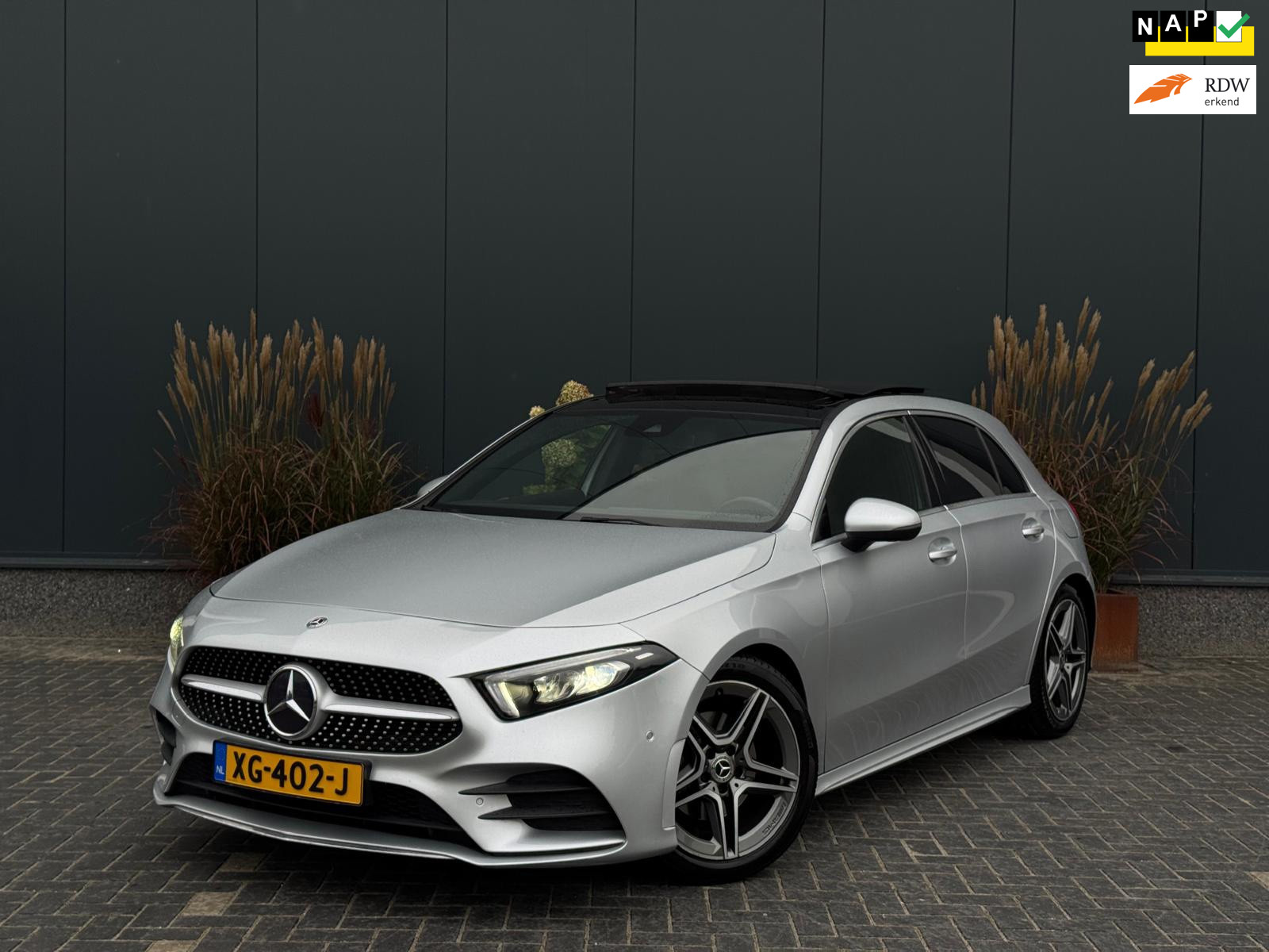Mercedes-Benz A 180 D 180 d Business Solution AMG BTW/BPM PANO|LEDER|CR CONTROL 2018 - voorkant
