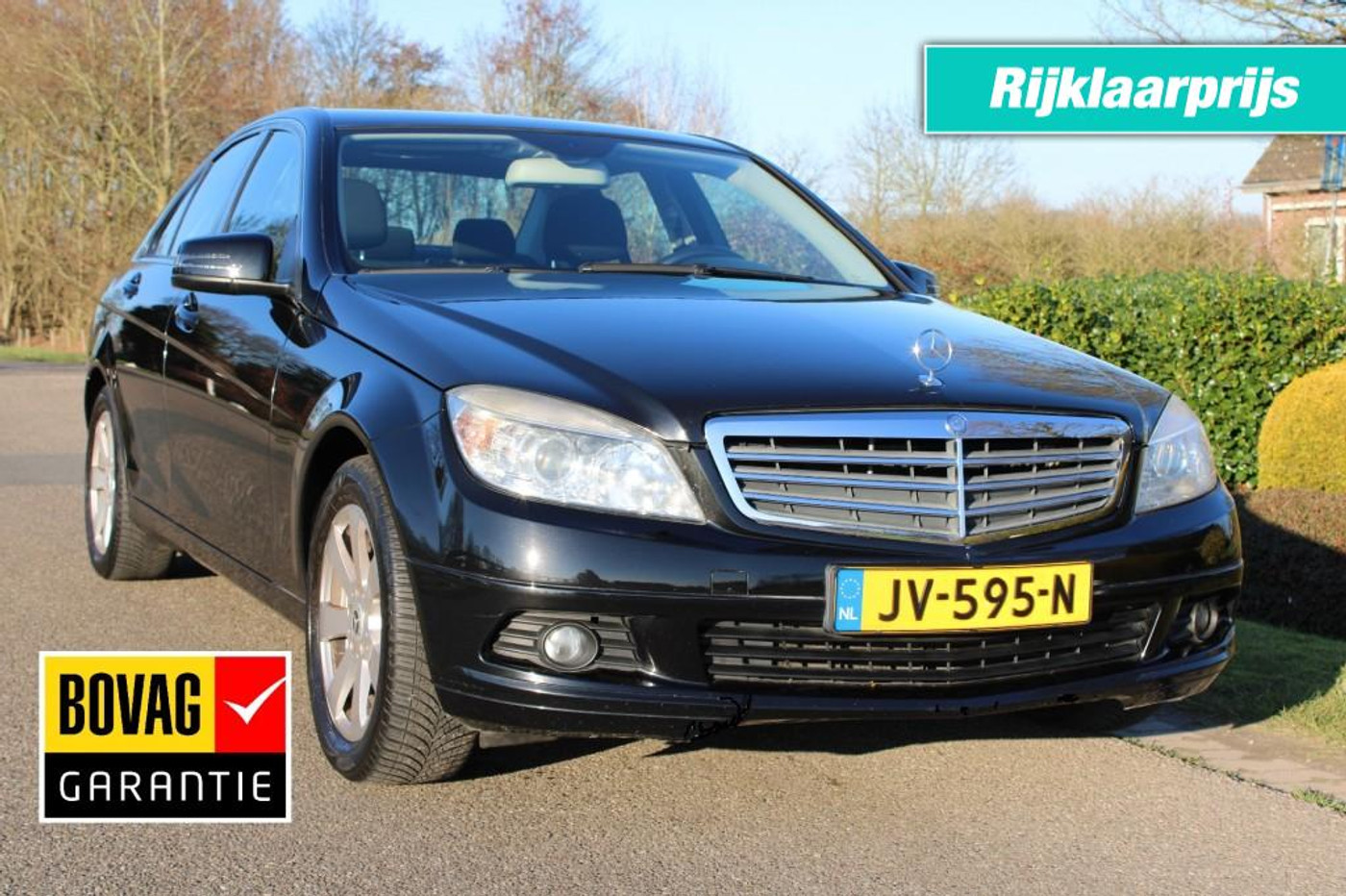 Mercedes-Benz C-klasse 180K 156pk Elegance ECC/navi/trekhaak/nieuw model 2008 - voorkant