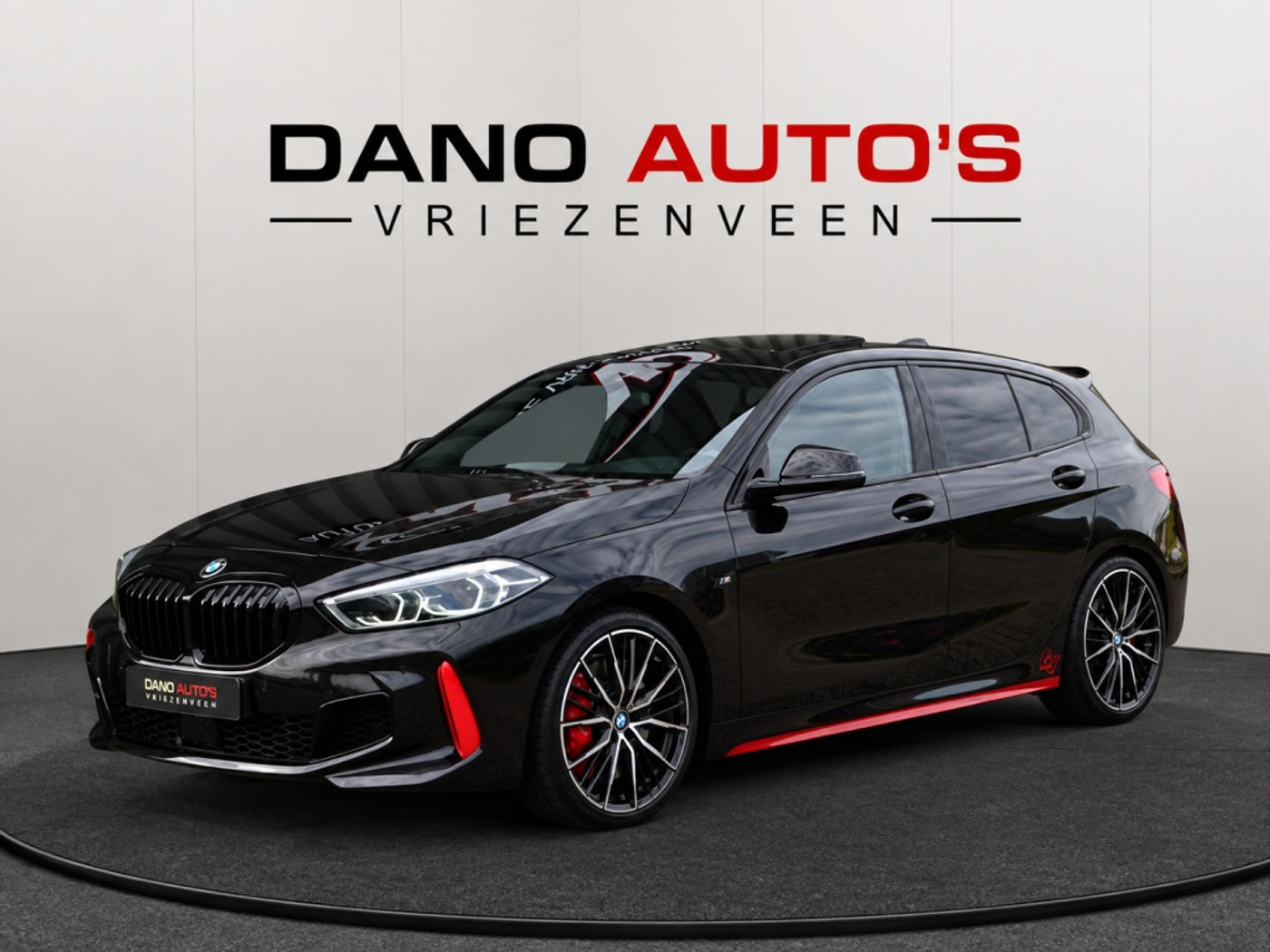 BMW 128ti 128ti M-Sport Performance 265PK Pano/H&K/HUD 2021 - voorkant