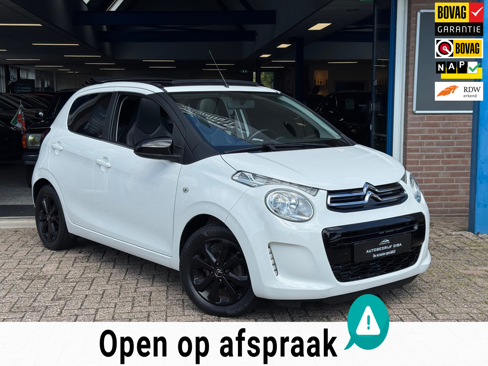Citroen C1 1.0 VTi Airscape Shine 2019 Cabrio NAVI CLIMA NAP 2019 - voorkant