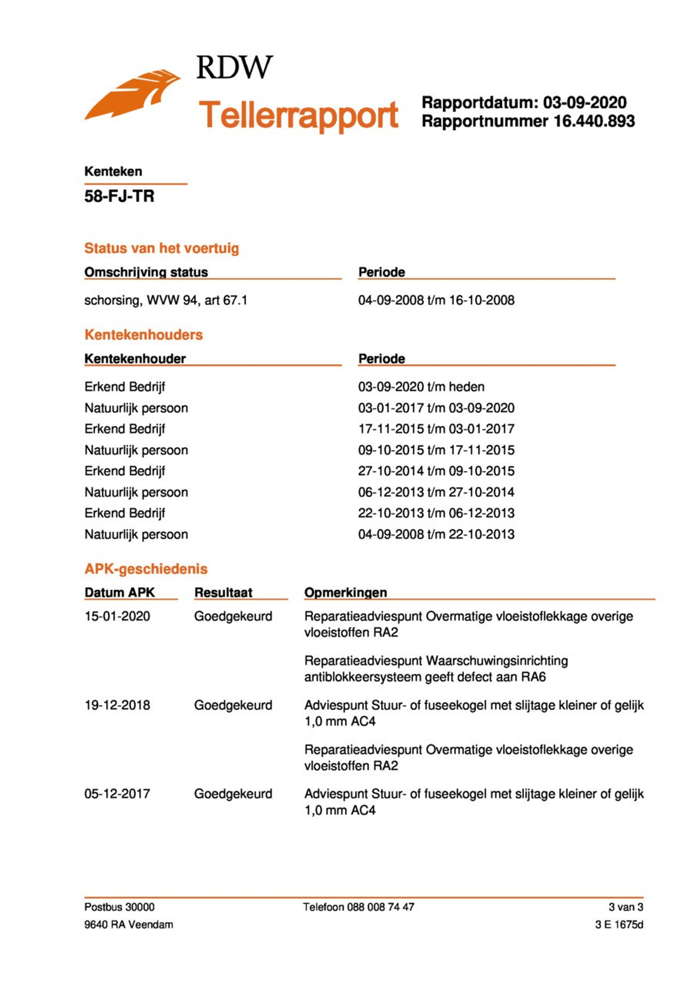 Foto van Renault Megane Break