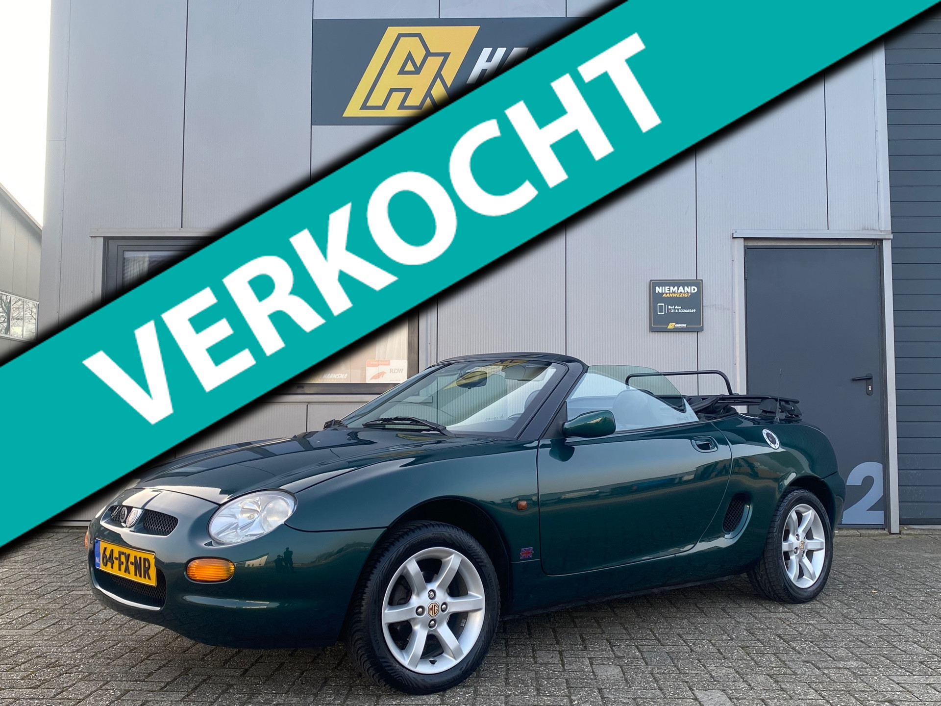 MG MGF 1.8i | British Racing Green | Zeer Mooi | Airco 1998 - voorkant