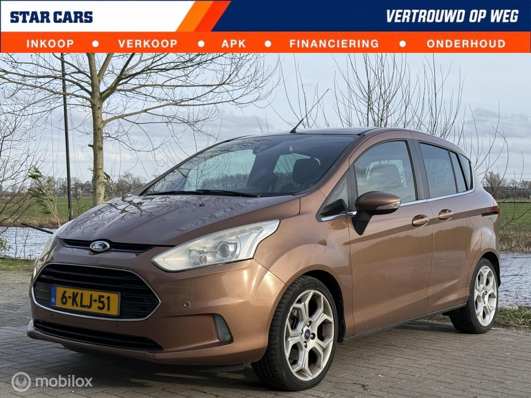 Ford B-max 1.0 EcoBoost Titanium| Airco| Cruise| D-Riem vervangen| 2013 - voorkant