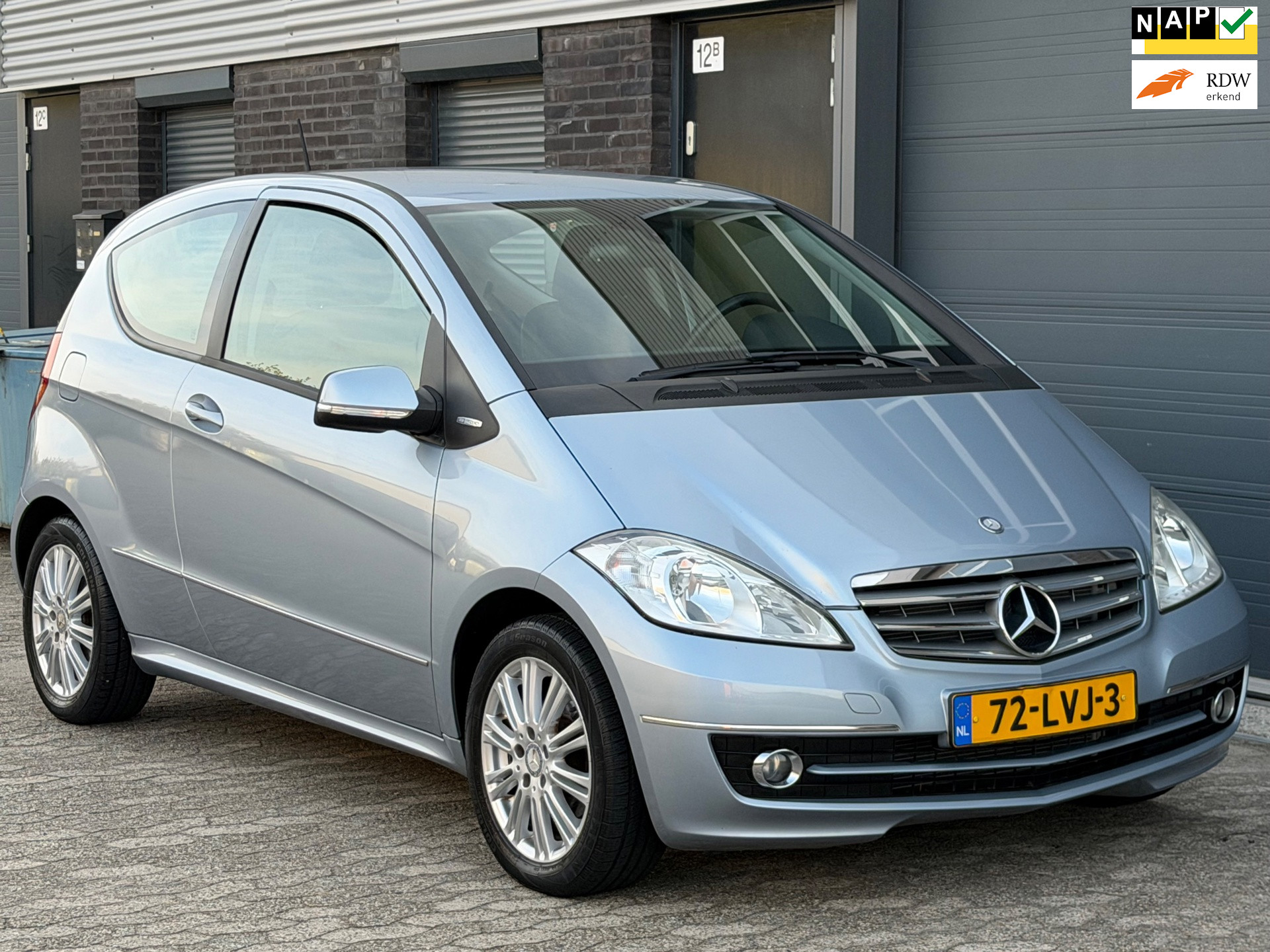 Mercedes-Benz A 160 160 Business Class Elegance AIRCO CRUISE LEER BOEKJES NAP APK 2010 - voorkant
