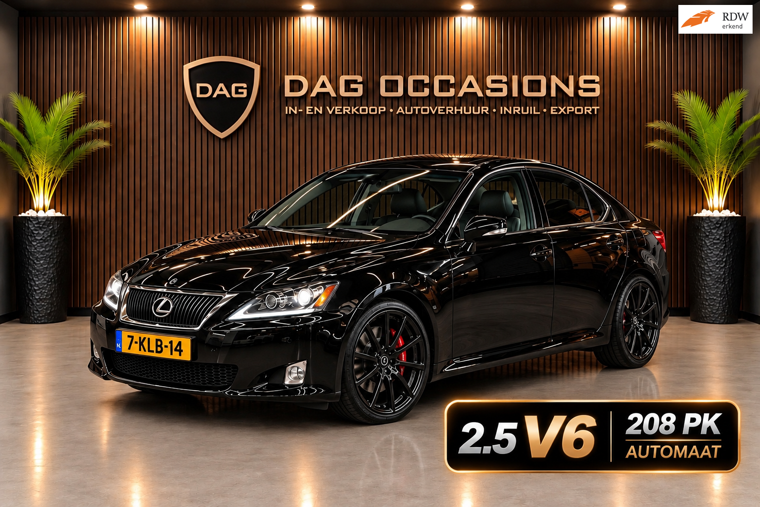 Lexus Lexus Is250 250 Business AUTOMAAT|BOMVOL|CAMERA|ELEK STOEL/STUUR|LED 2008 - voorkant