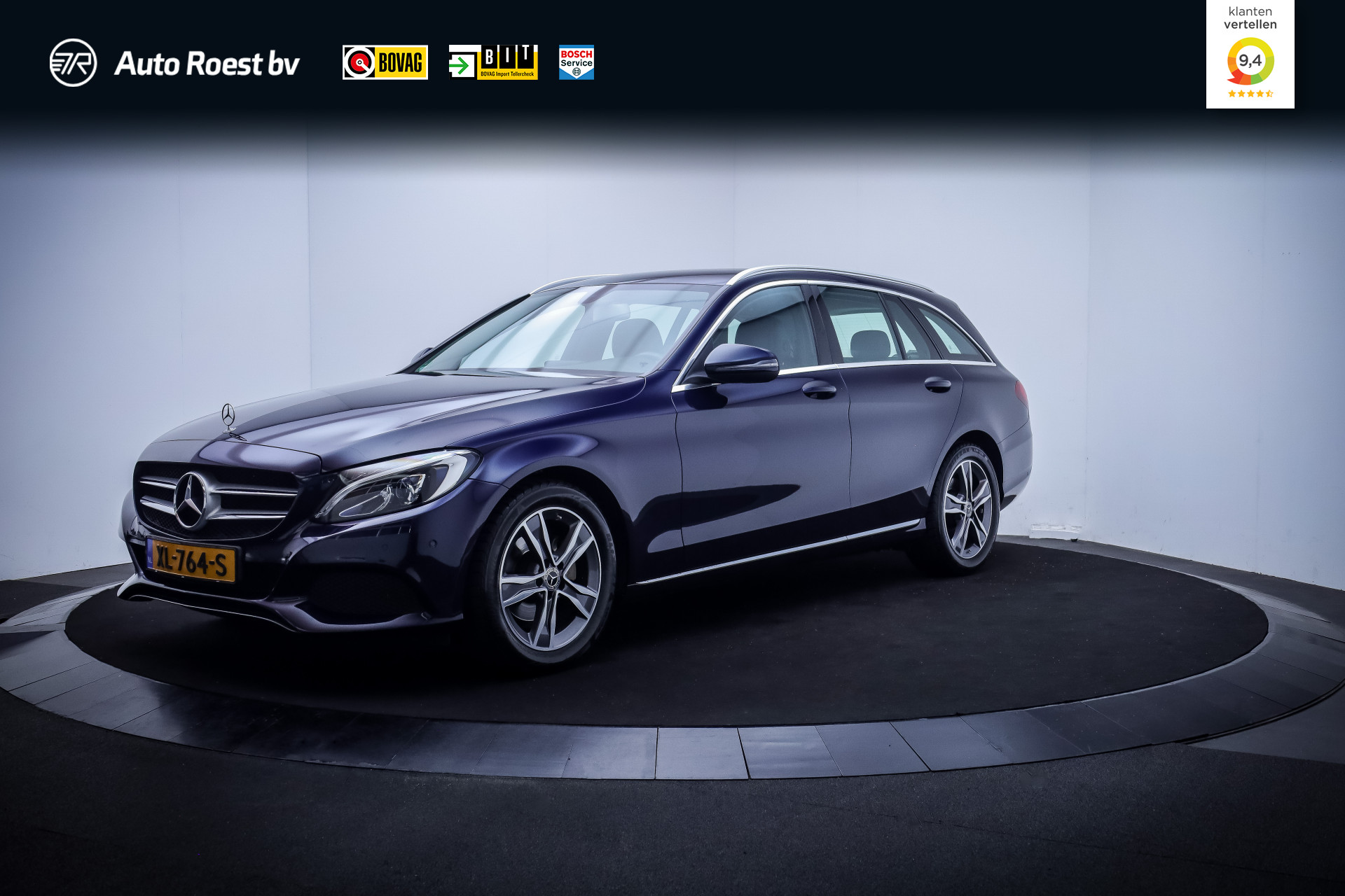 Mercedes-Benz C-klasse 180 Premium Plus 2017 - voorkant