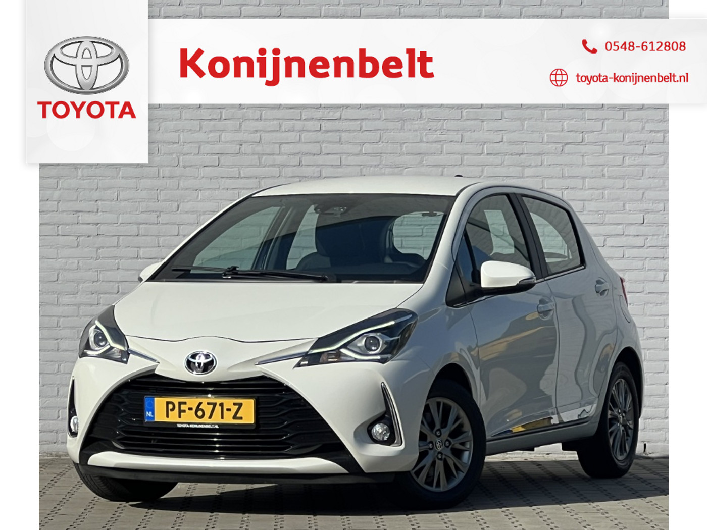 Toyota Toyota Yaris 1.5 VVT-i Executive Automaat 5-deurs | NL auto | Eerste Eigenaar | Navi 2017 - voorkant