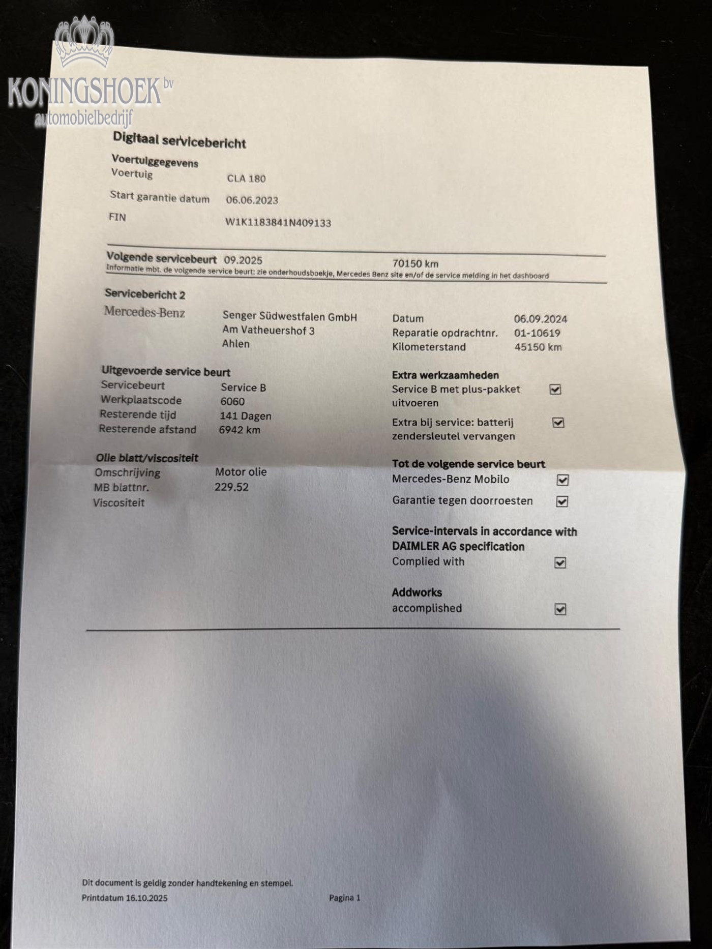 Foto van Mercedes-Benz Cla 180