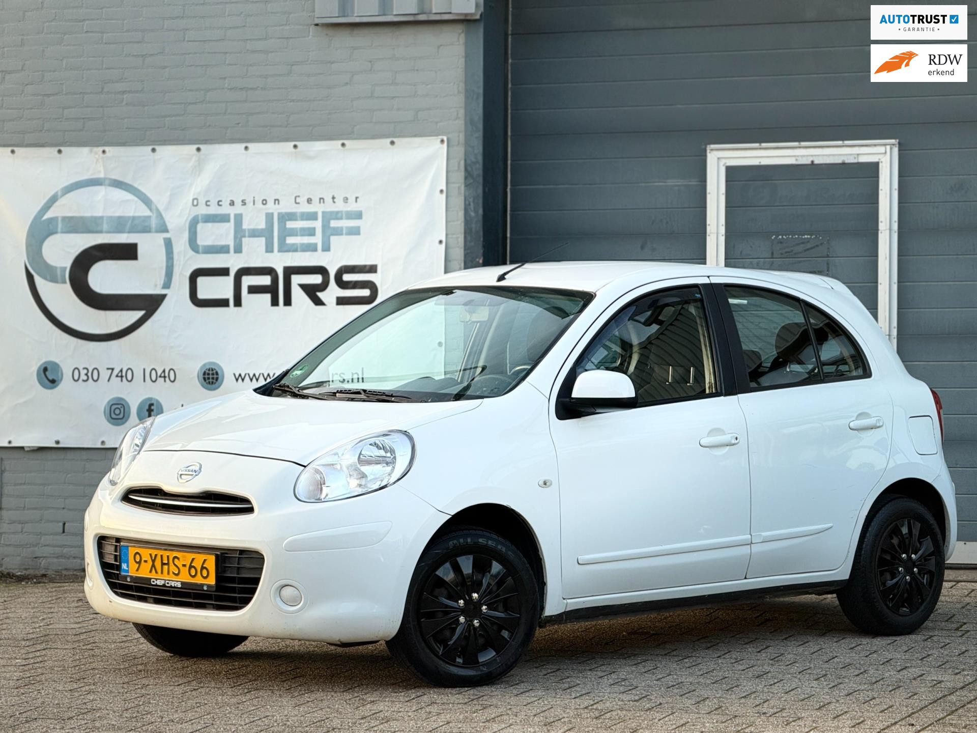 Nissan Nissan Micra 1.2|NIEUWEAPK|AIRCO|5DEURS|COMPLETE HISTORIE! 2012 - voorkant