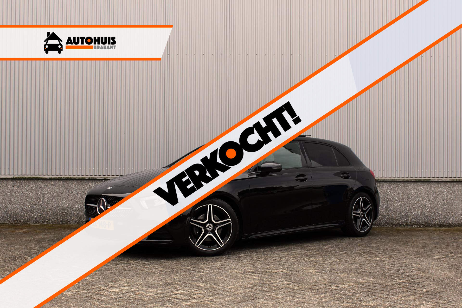 Mercedes-Benz A-klasse A 180 Aut. AMG Line Pano, MBUX, LED 2019 - voorkant