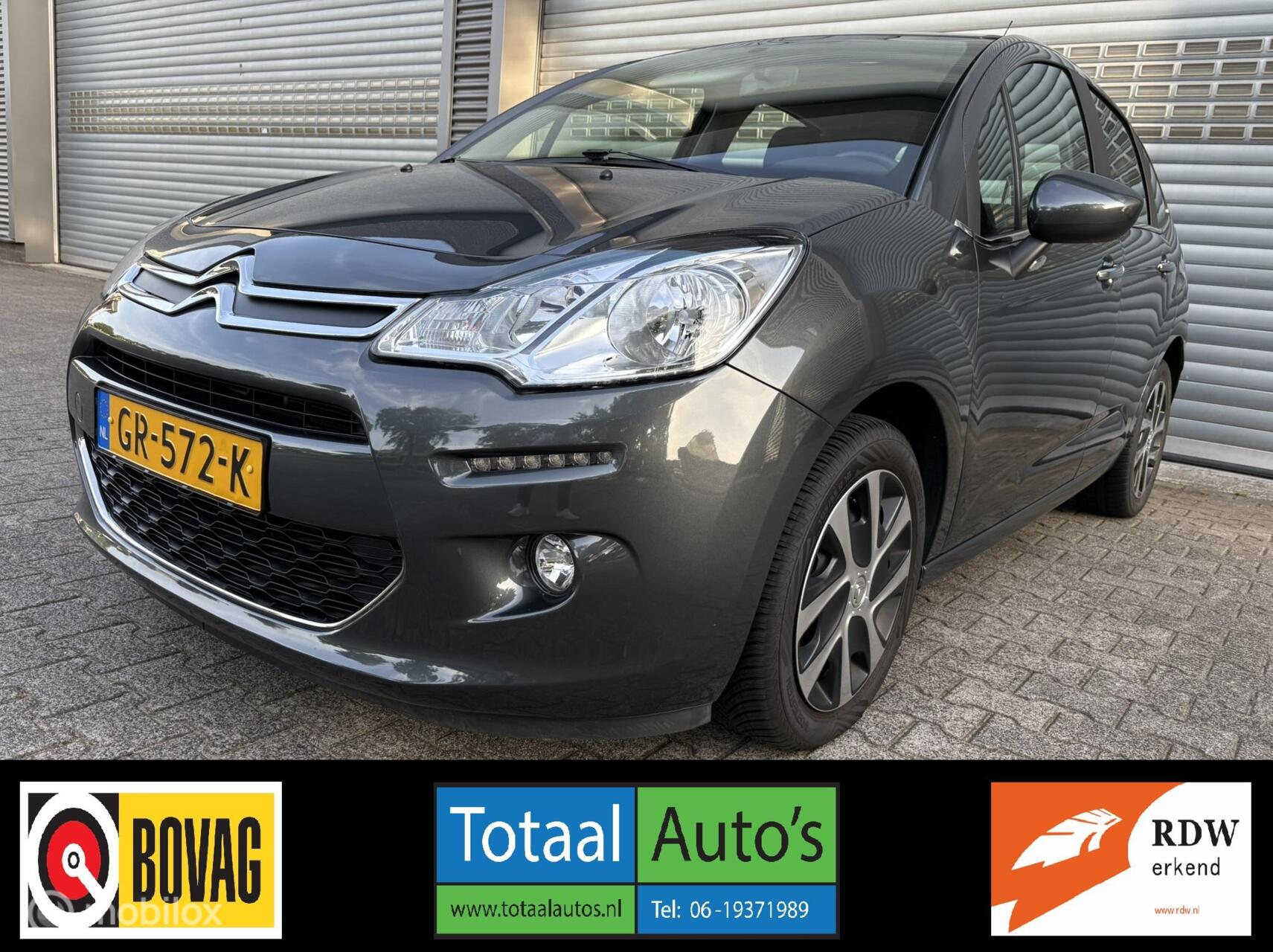 Citroen C3 1.2 PureTech Exclusive*NAVI*CRUISE*NIEUWE D RIEM* 2015 - voorkant